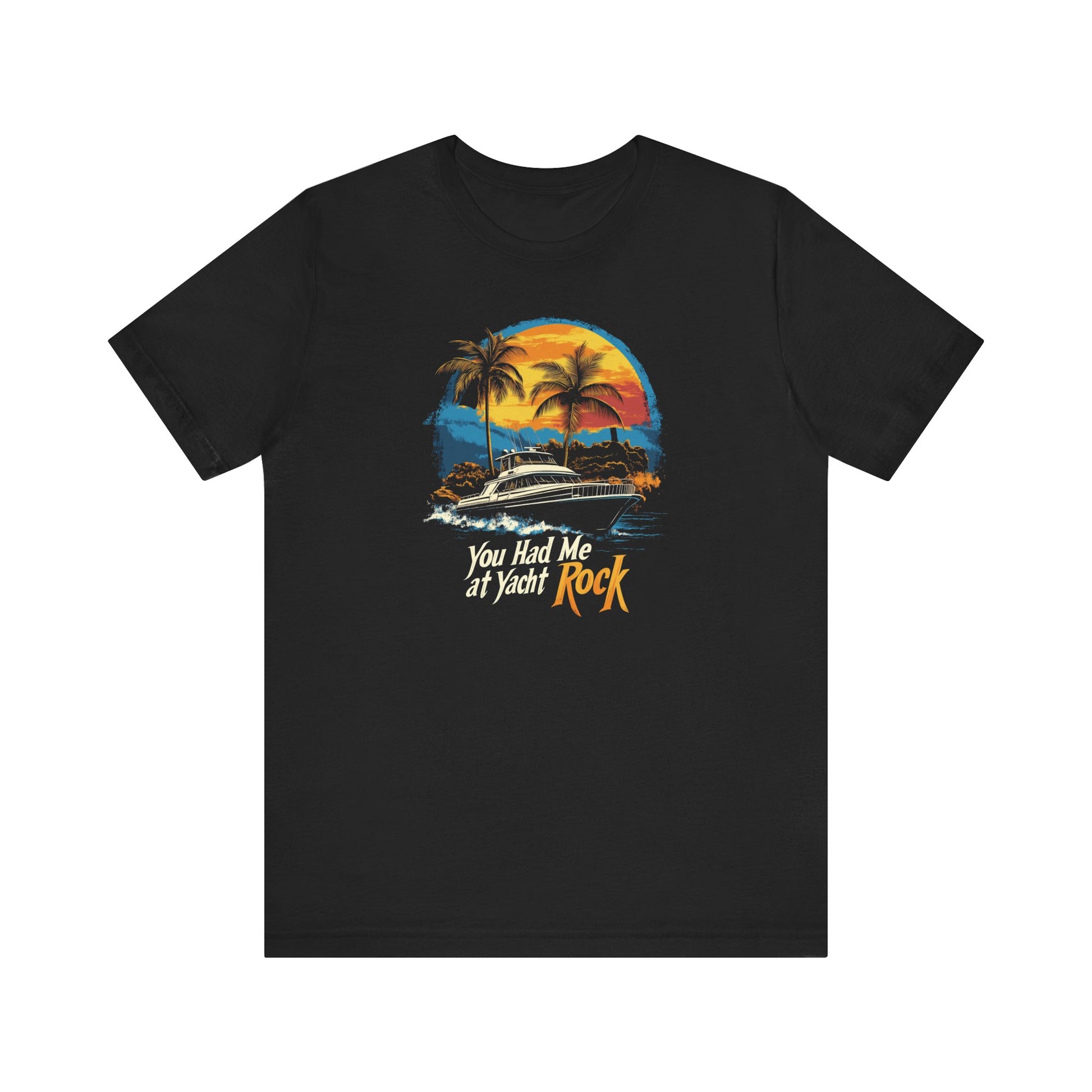 Yacht Rock Tee, Unisex T-Shirt, Sailing Ocean Sunset Shirt, Nautical Beach Graphic Tee, Boat Captain Gift