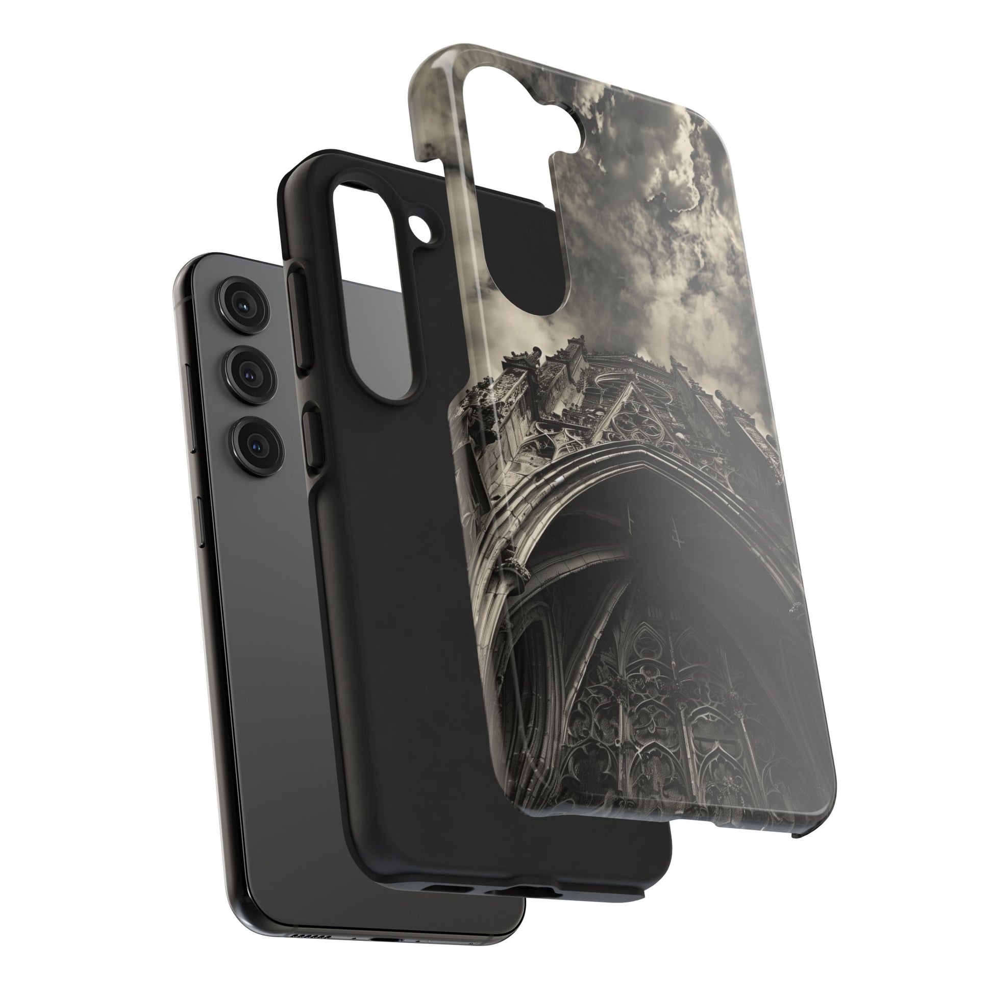 Gothic Art Phone Case Dark Academia, Cathedral Phone Case, Halloween Spooky Season, Gothic Architecture, Gargoyle Phone iPhone 15 Pro Max