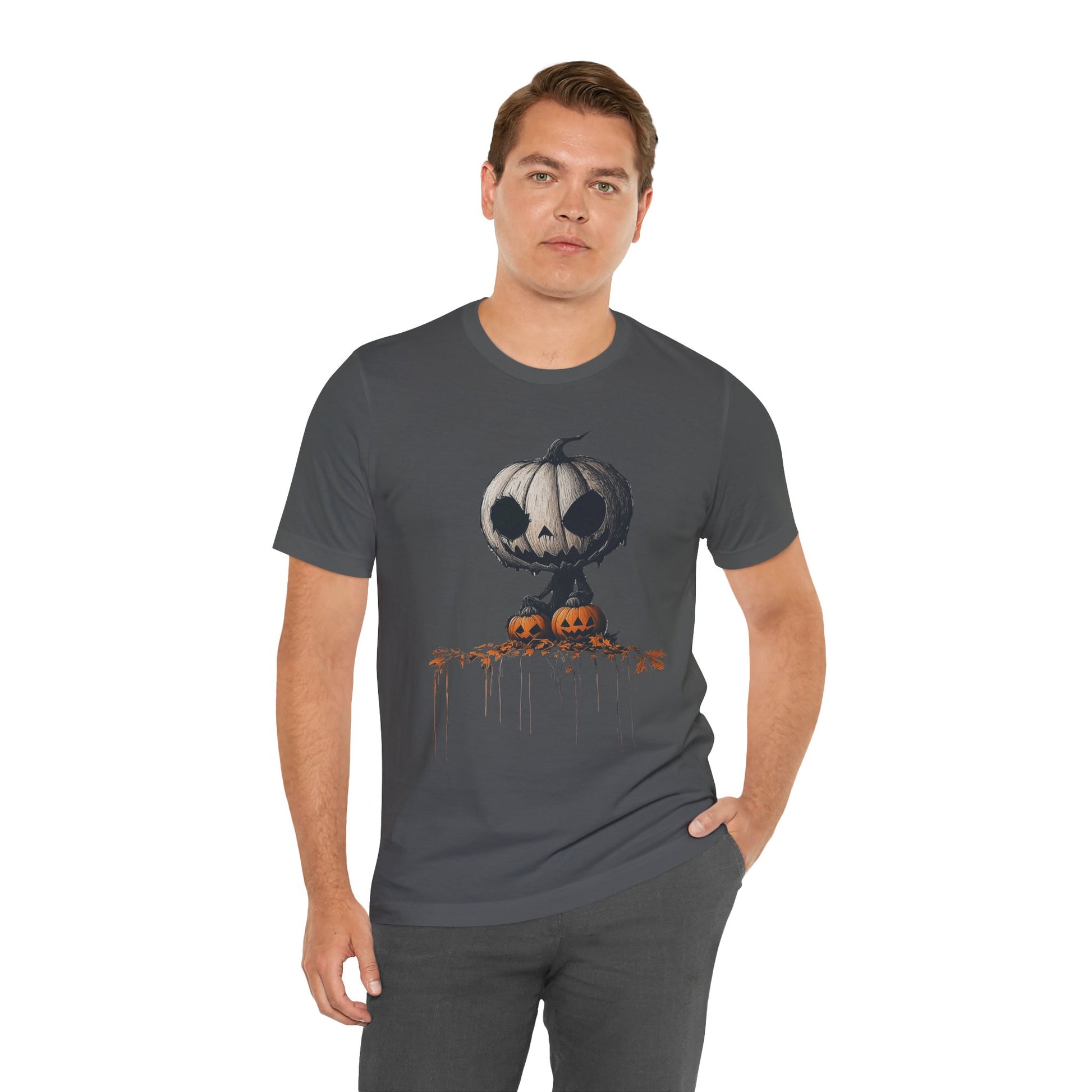 Halloween Spirit Graphic Tee Chillin' with the Pumpkin King