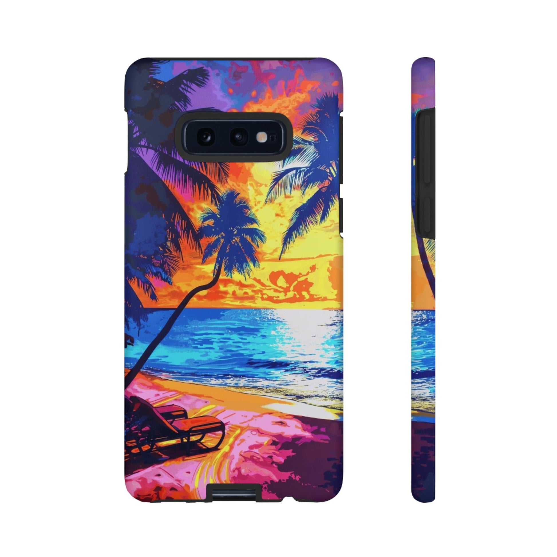 Sunset Bliss: Lisa Frank Style Android Phone Case