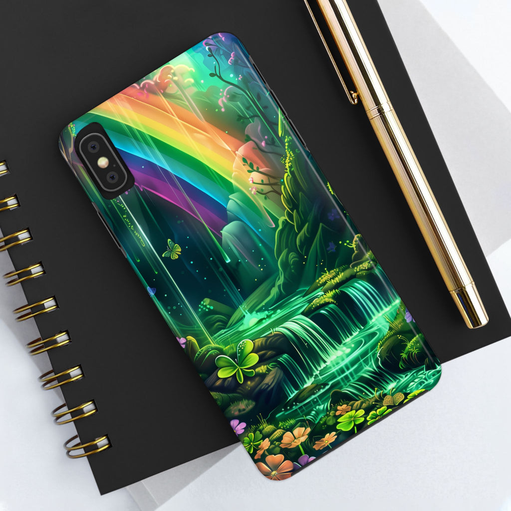 St. Patrick's Day Durable Phone Case, Lucky Phone Case Design, Durable Irish Luck Protective Cover, Holiday Gift Idea