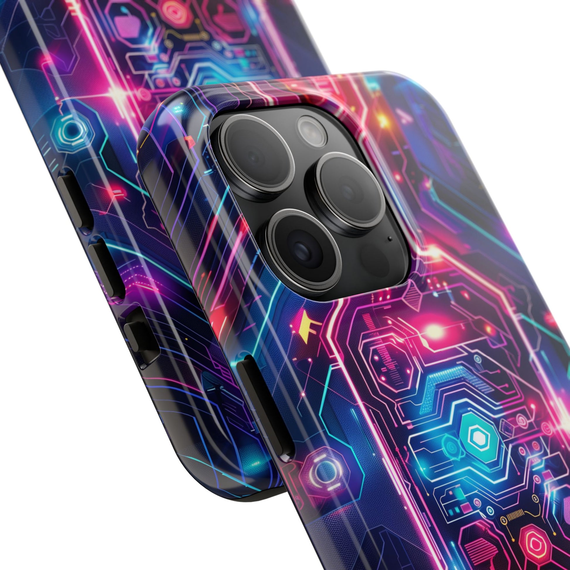 Circuit Board Phone Case, Futuristic Circuit Phone Case, High-Tech Gift for Him, Custom Sci-Fi Phone Case, iphone 15 pro max