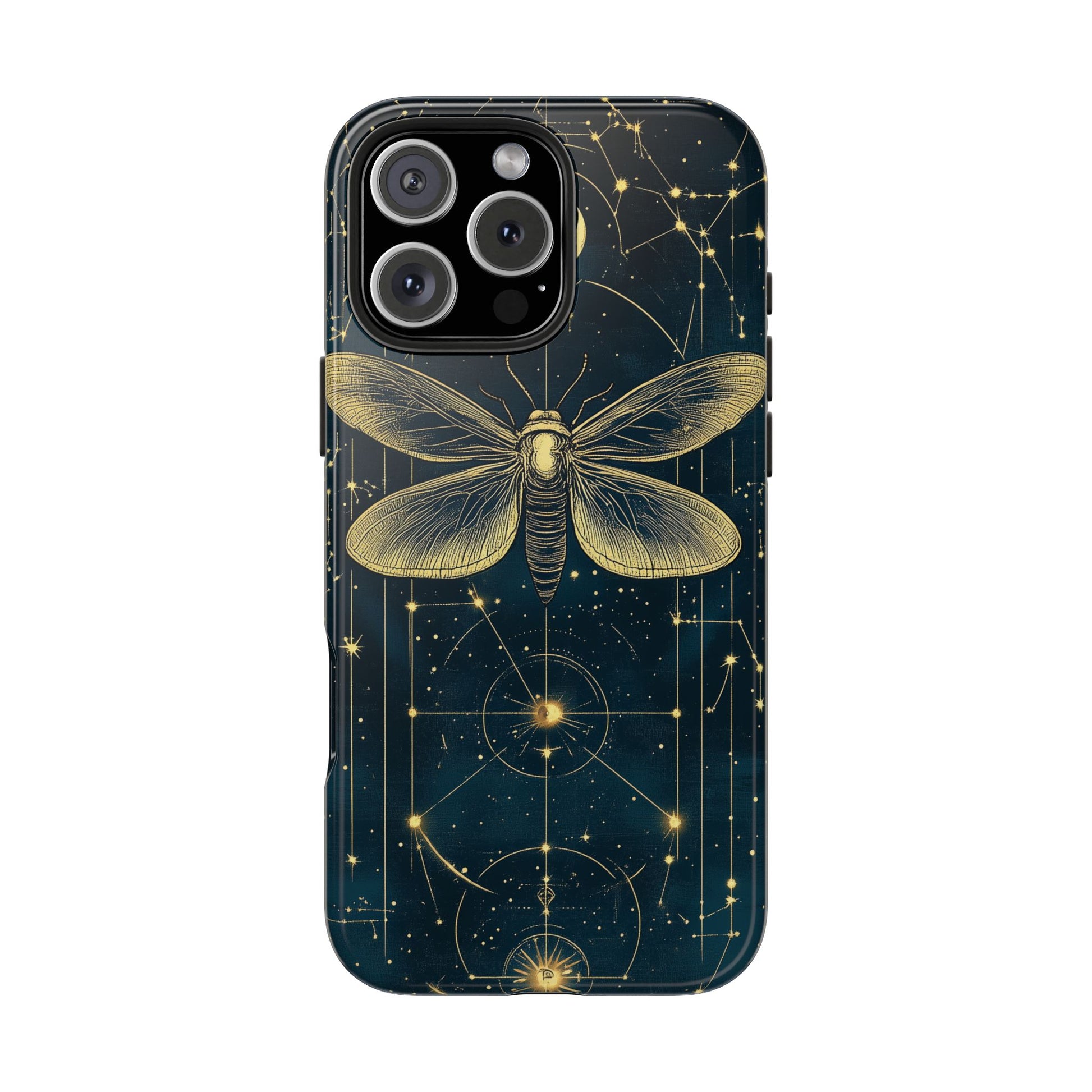 Celestial Dark Academia Phone Case Magical Moth Astrology Witchcraft Esoteric Entomology Nature Art Phone 13 14 15 Pro Max Samsung