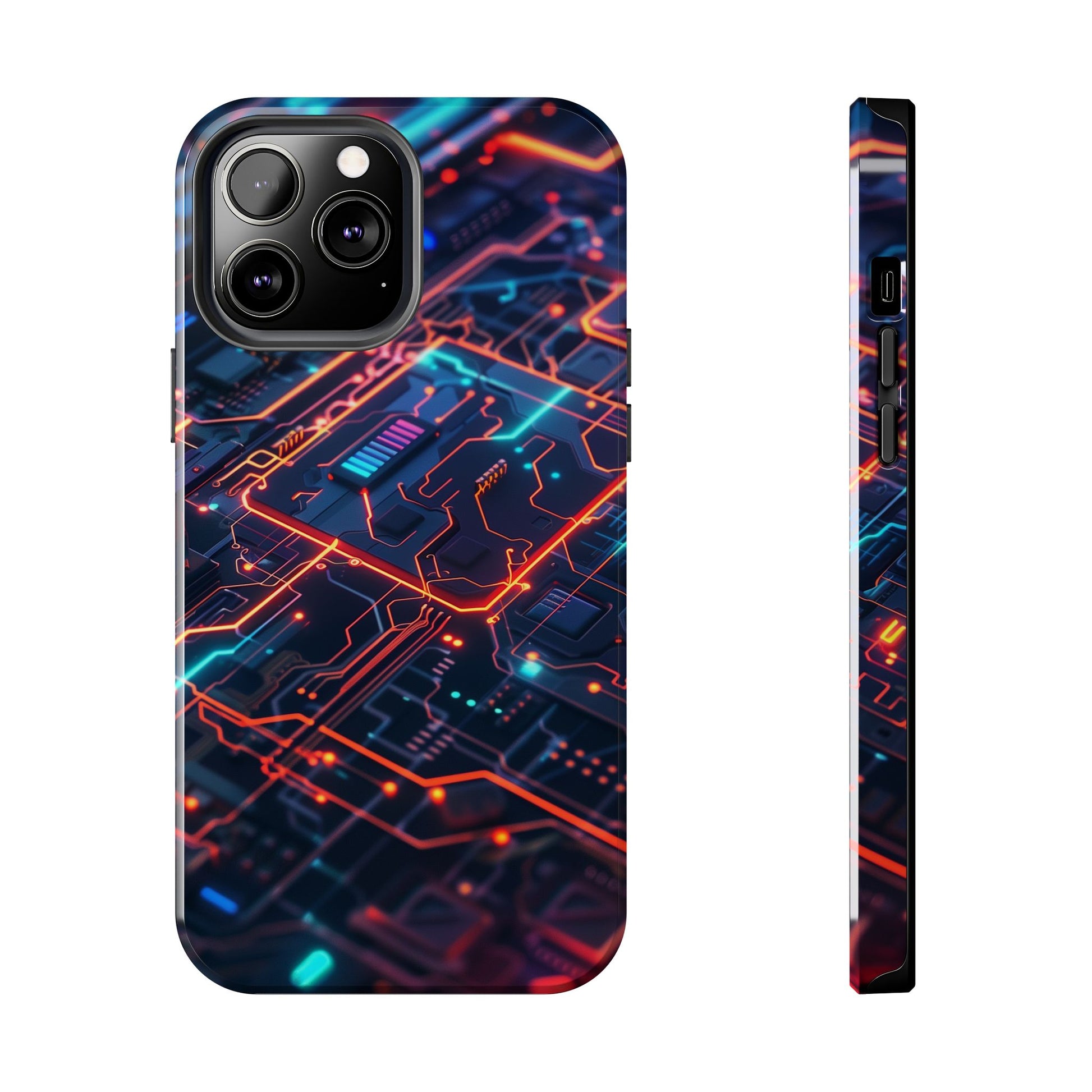 Circuit Board Phone Case, Futuristic Circuit Phone Case, High-Tech Gift, Custom Sci-Fi Phone Case, iphone 15 pro max
