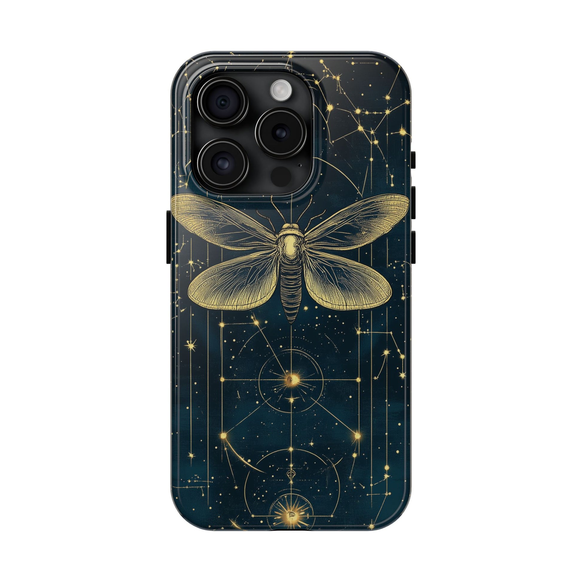 Celestial Dark Academia Phone Case Magical Moth Astrology Witchcraft Esoteric Entomology Nature Art Phone 13 14 15 Pro Max Samsung