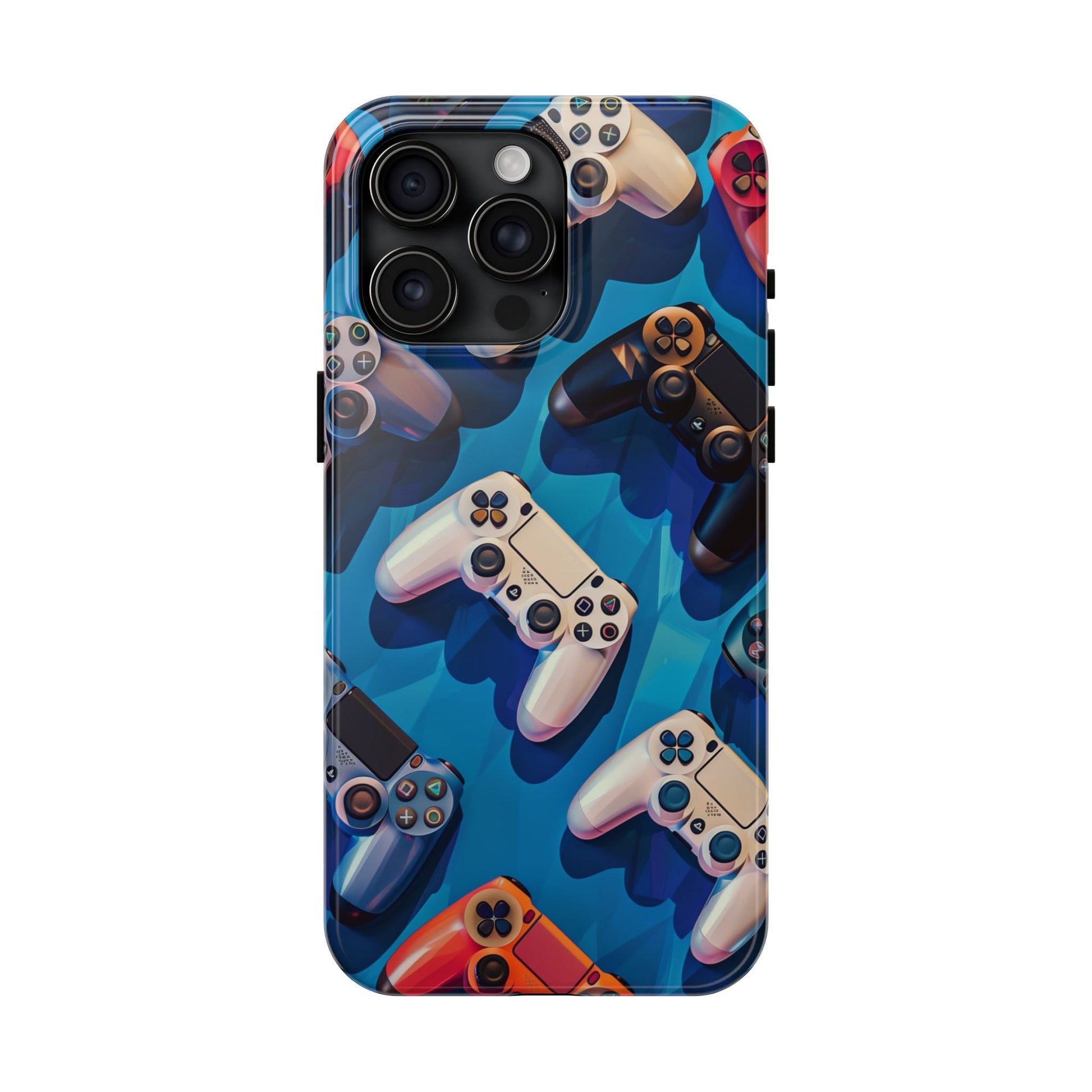 Video Game Controllers iPhone Case - Gamer Tough Phone Cover - Modern Gaming