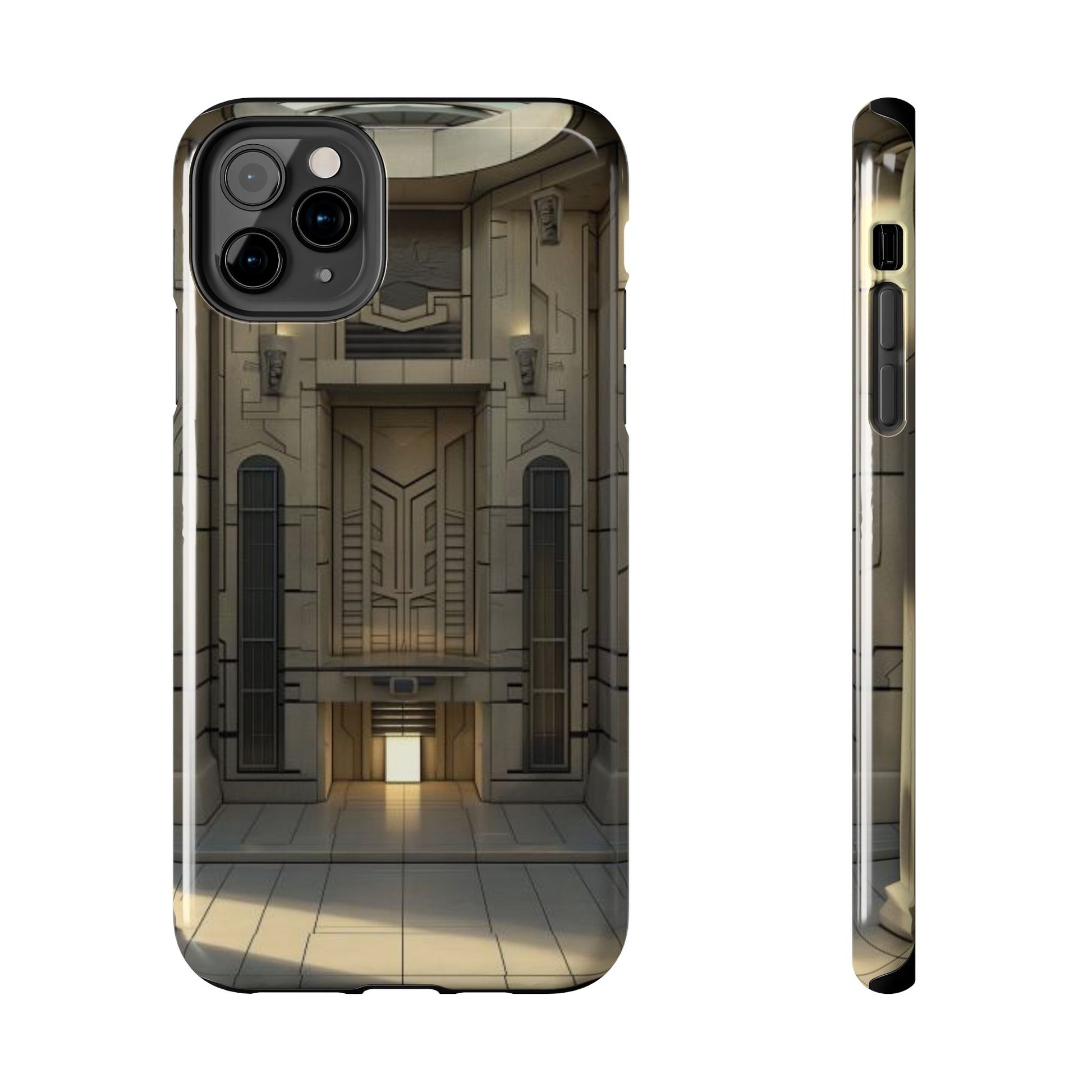 Durable Phone Case - Frank Lloyd Wright Style Room - Tough Architectural Design iPhone/Android Cover - Unique Art Deco Protection Accessory
