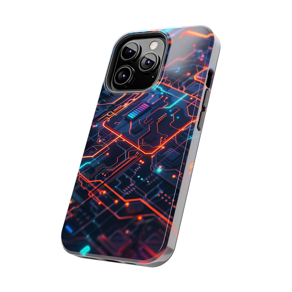 Circuit Board Phone Case, Futuristic Circuit Phone Case, High-Tech Gift, Custom Sci-Fi Phone Case, iphone 15 pro max