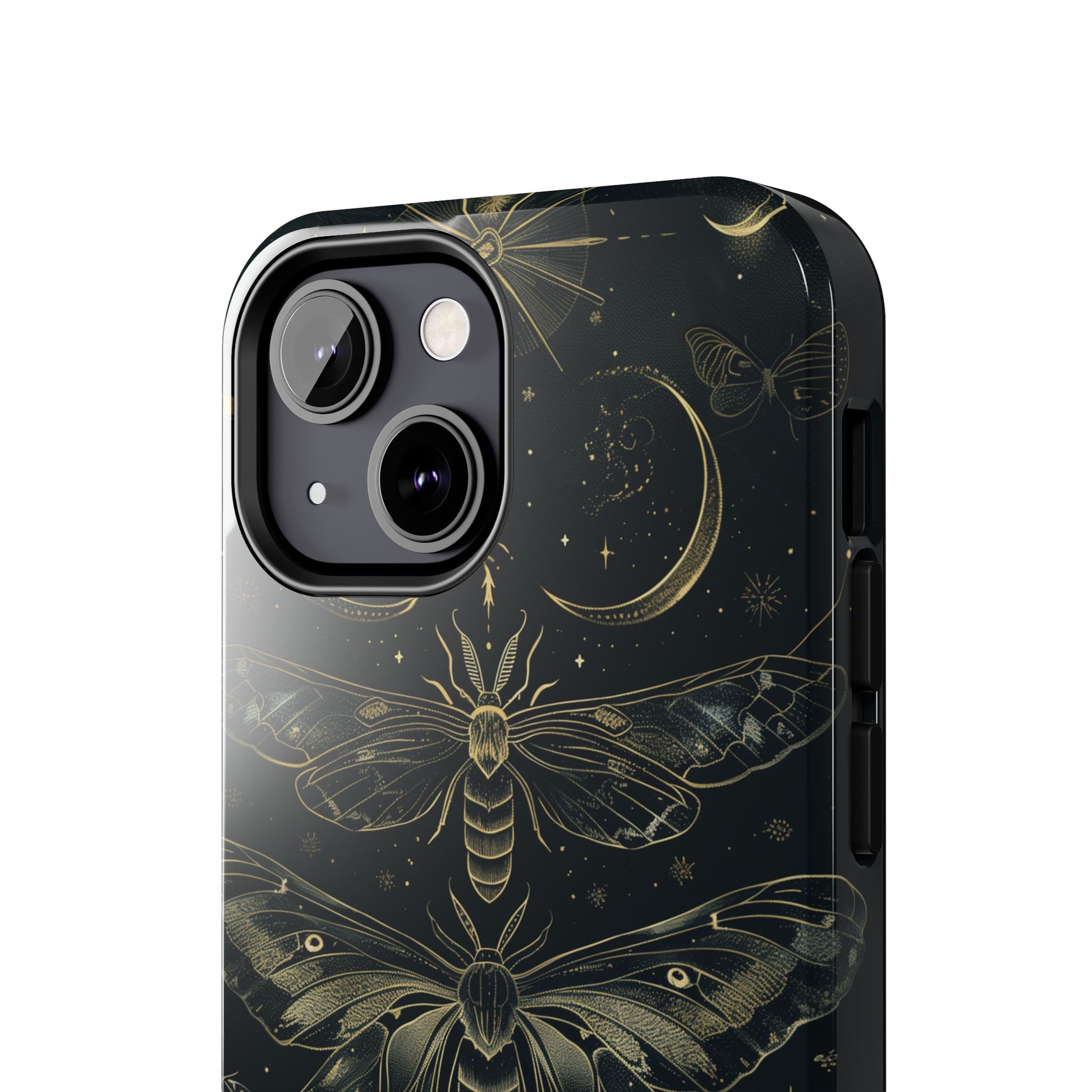 C Dark Academia Mystical Phone Case, Mystical Moth Phone Case, Vintage Magic Witchcraft iPhone Cover, Esoteric Nature Art, iPhone 15 Pro Max