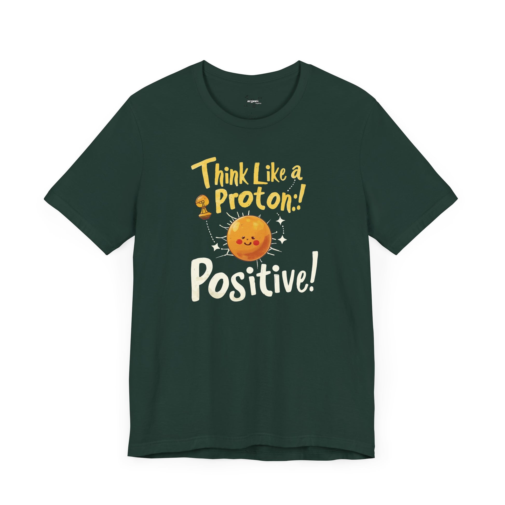 Be Positive Geek Positivity Tshirt Nerdy Custom Shirt Graphic Tee, Inspirational Quotes Gift for Geeks Back to School, Gift for Her