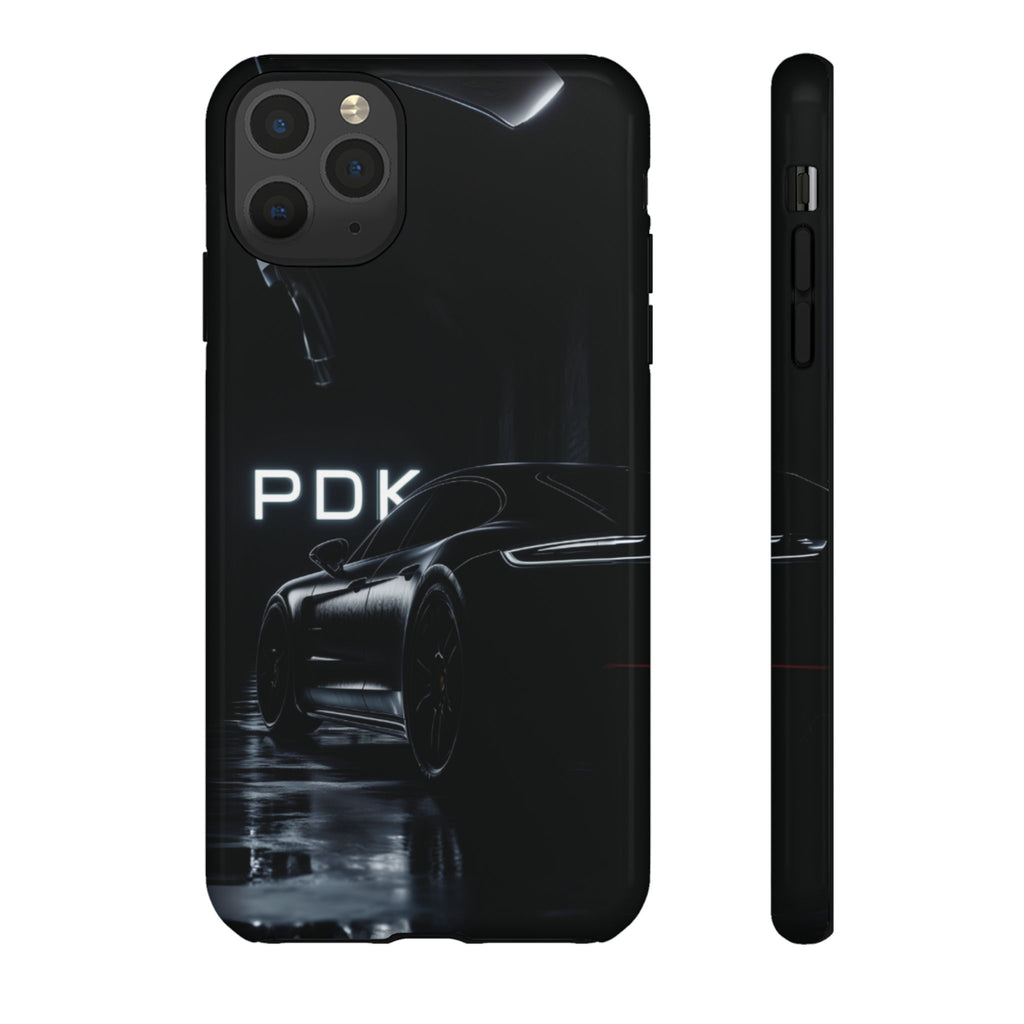 German Super Sports Car Phone Case Car Lover Gift Inspired Neon Sign Font iPhone 13 14 15 16 Pro Max Double Clutch Granny Shifting