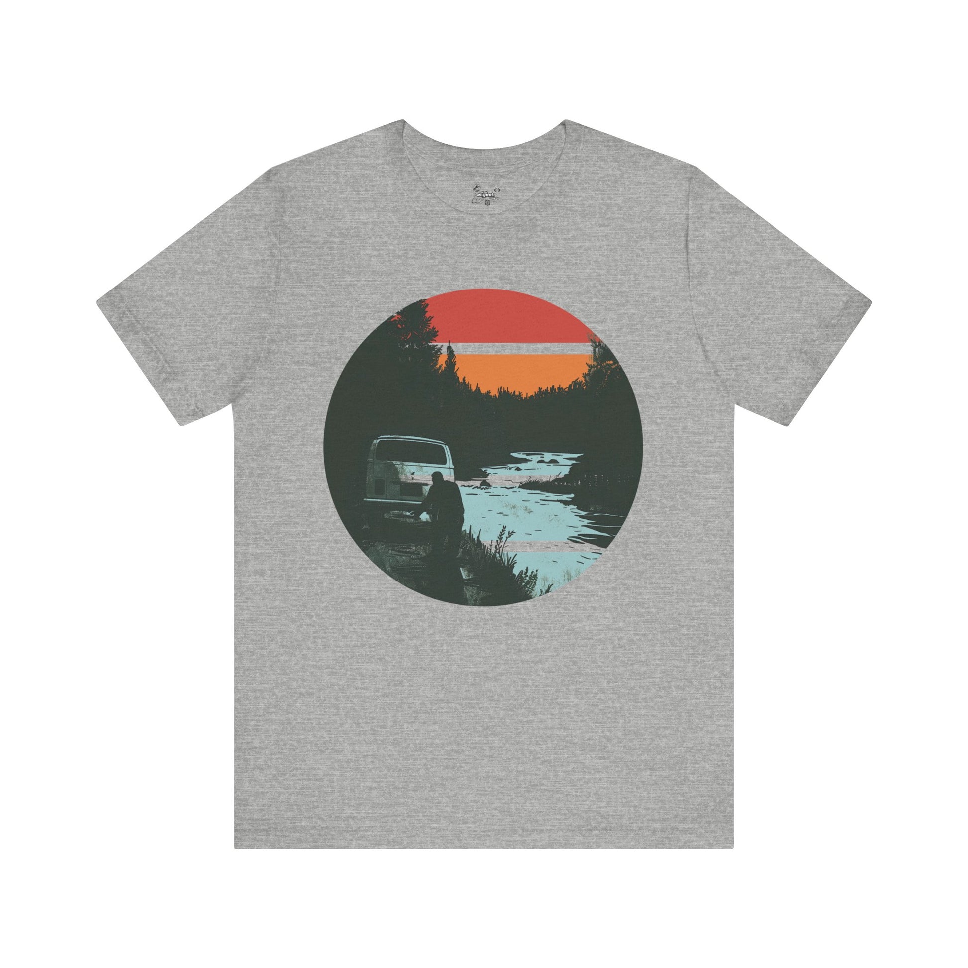 Van Down by the River Tshirt Van Life Camping Shirt Vintage Graphic Tee, Funny Tshirt, SNL Fan Mens Shirt Womens Shirt
