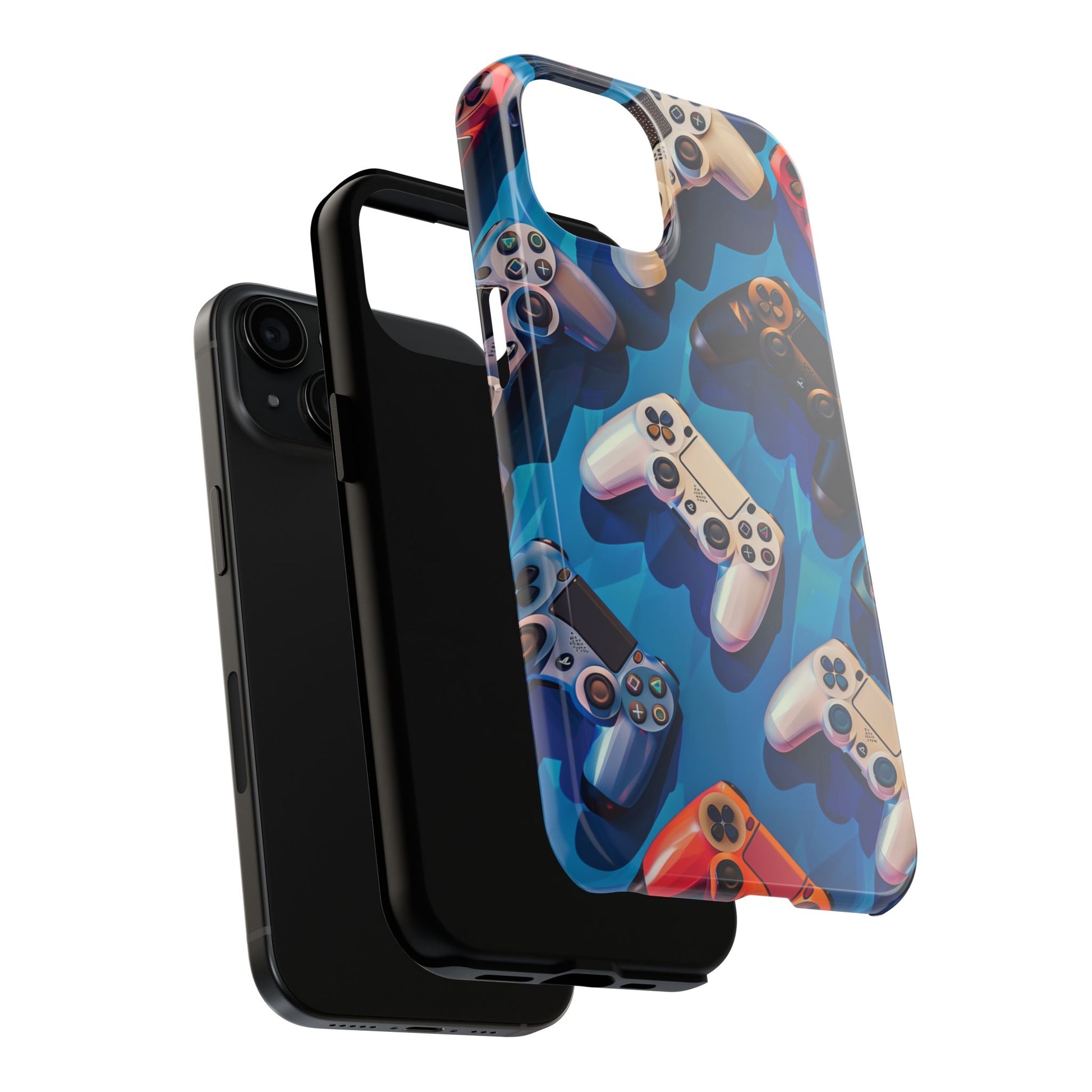 Video Game Controllers iPhone Case - Gamer Tough Phone Cover - Modern Gaming