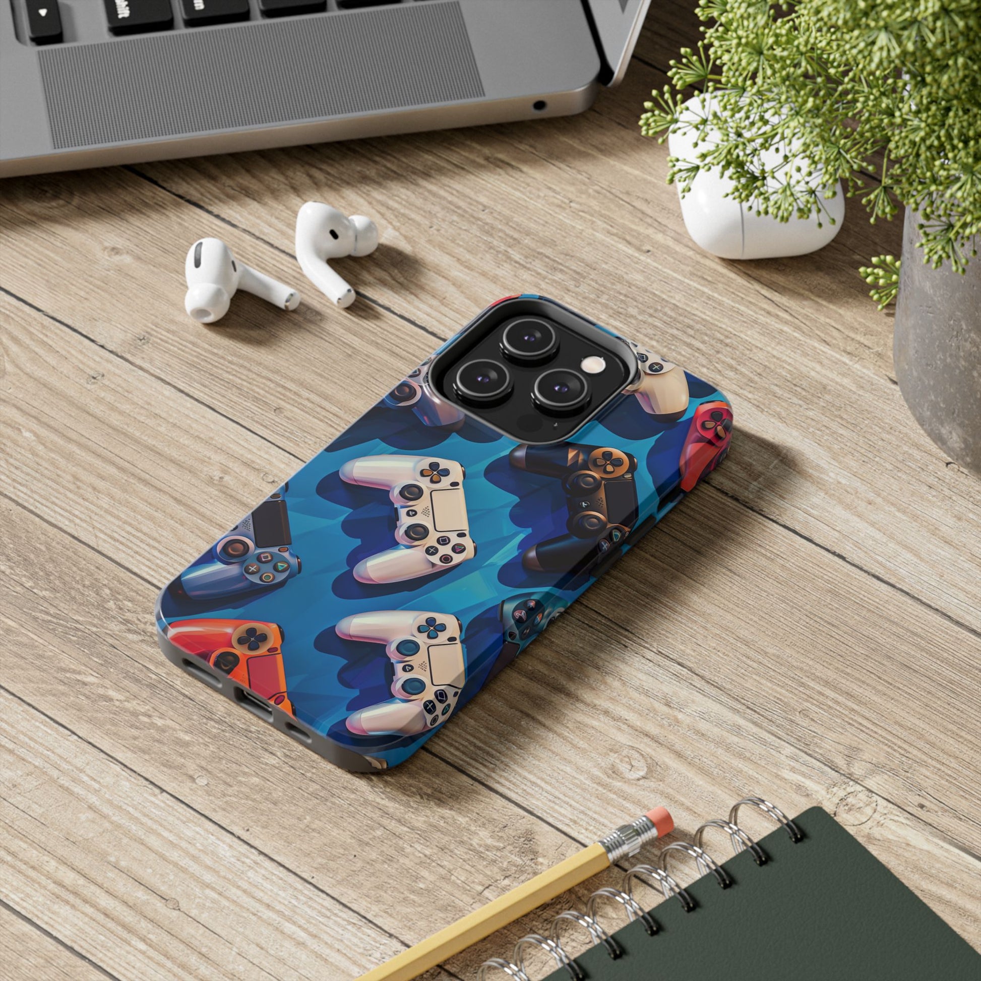 Video Game Controllers iPhone Case - Gamer Tough Phone Cover - Modern Gaming