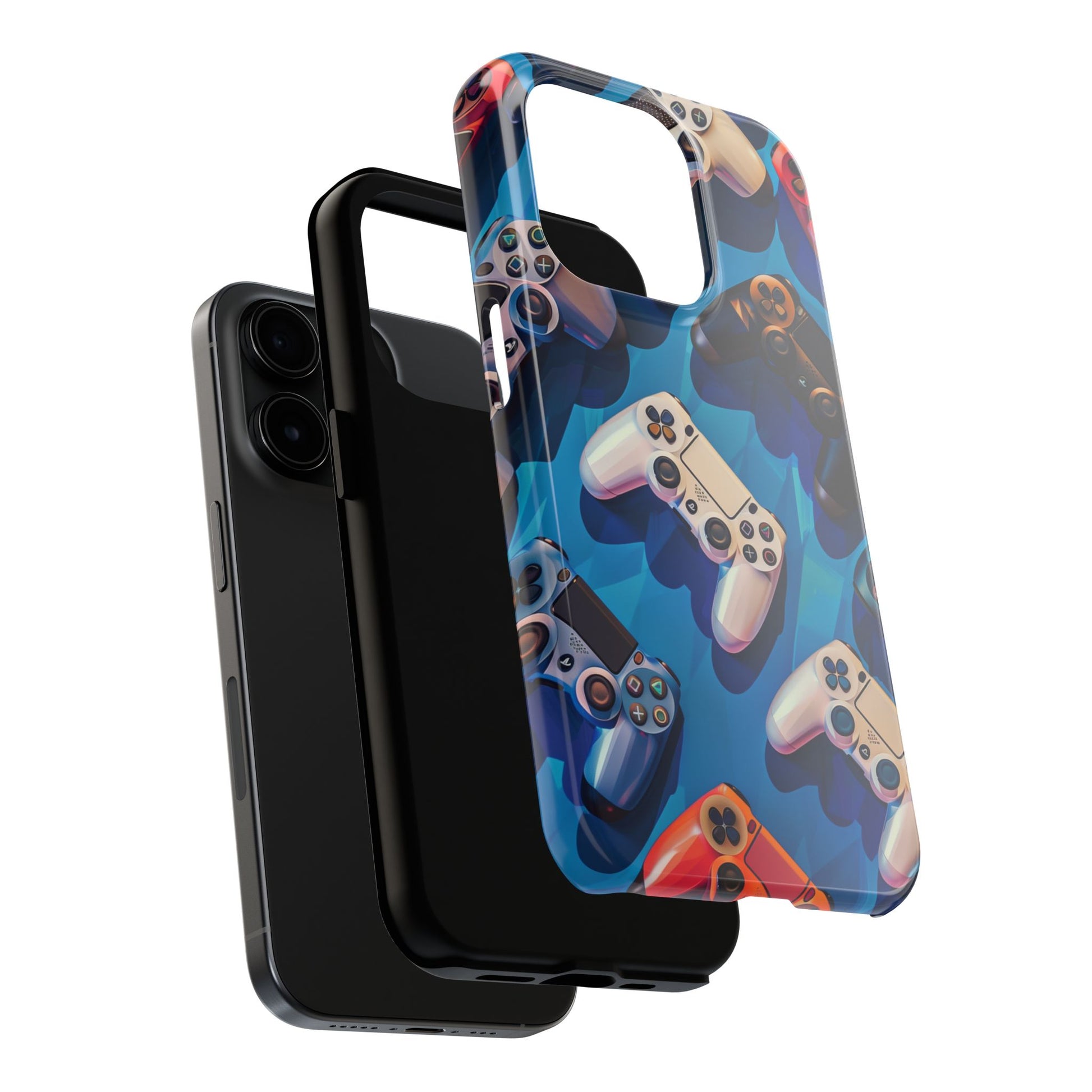 Video Game Controllers iPhone Case - Gamer Tough Phone Cover - Modern Gaming