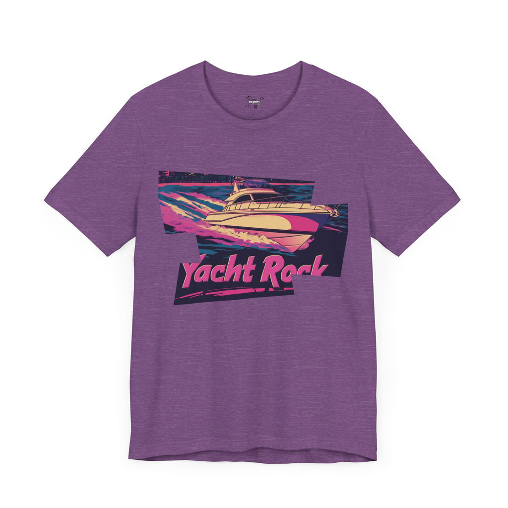 Yacht Rock T-Shirt Tshirt Nautical Graphic Tee 80s Miami Vice Boating Shirt Yacht Lover Gift Nostalgic South Beach Retro Motif Style Funny
