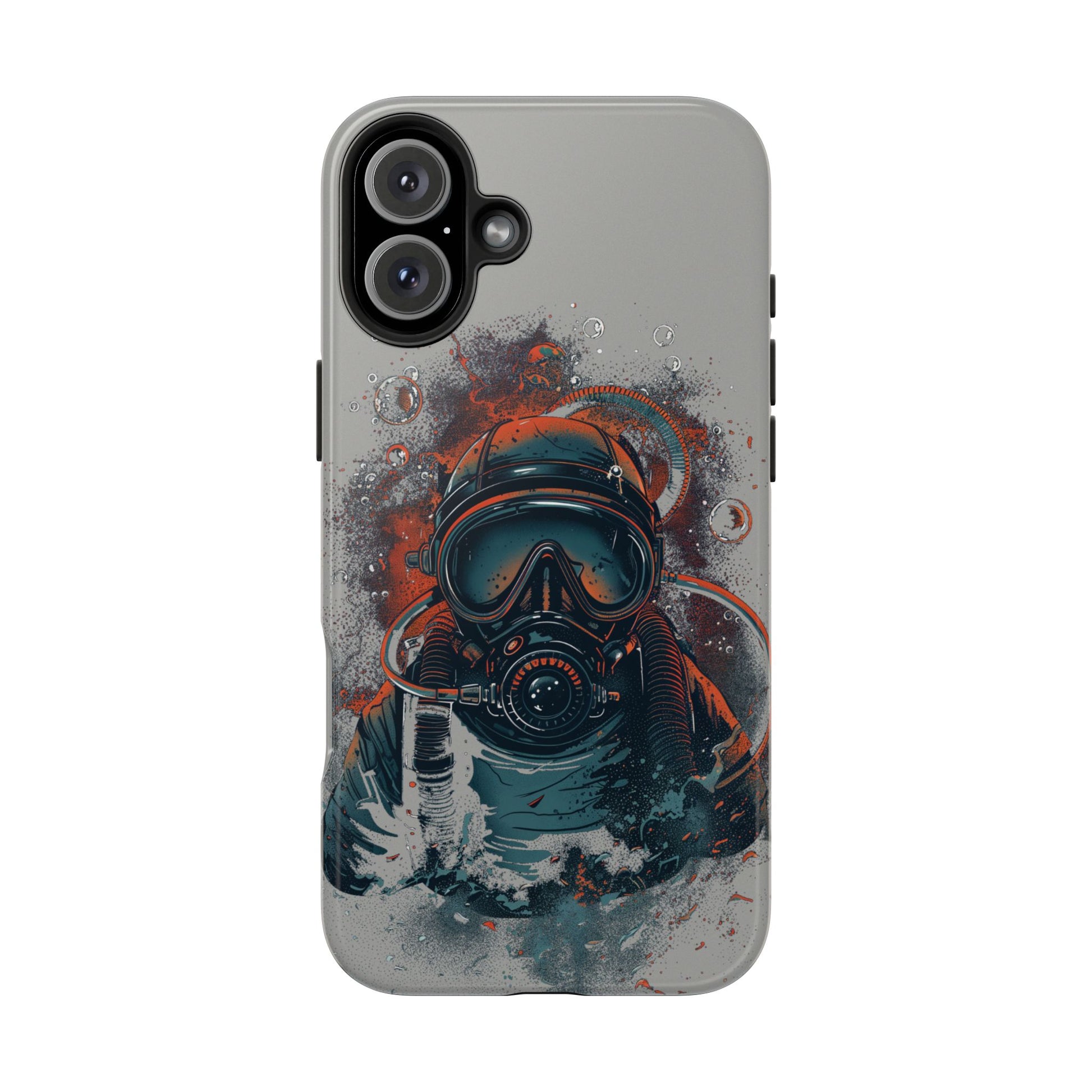 Light Custom iPhone Case, Personalized Phone Case, SCUBA Phone Case, SCUBA Diver Case, Custom Diver Phone Case, Gift for SCUBA Diver