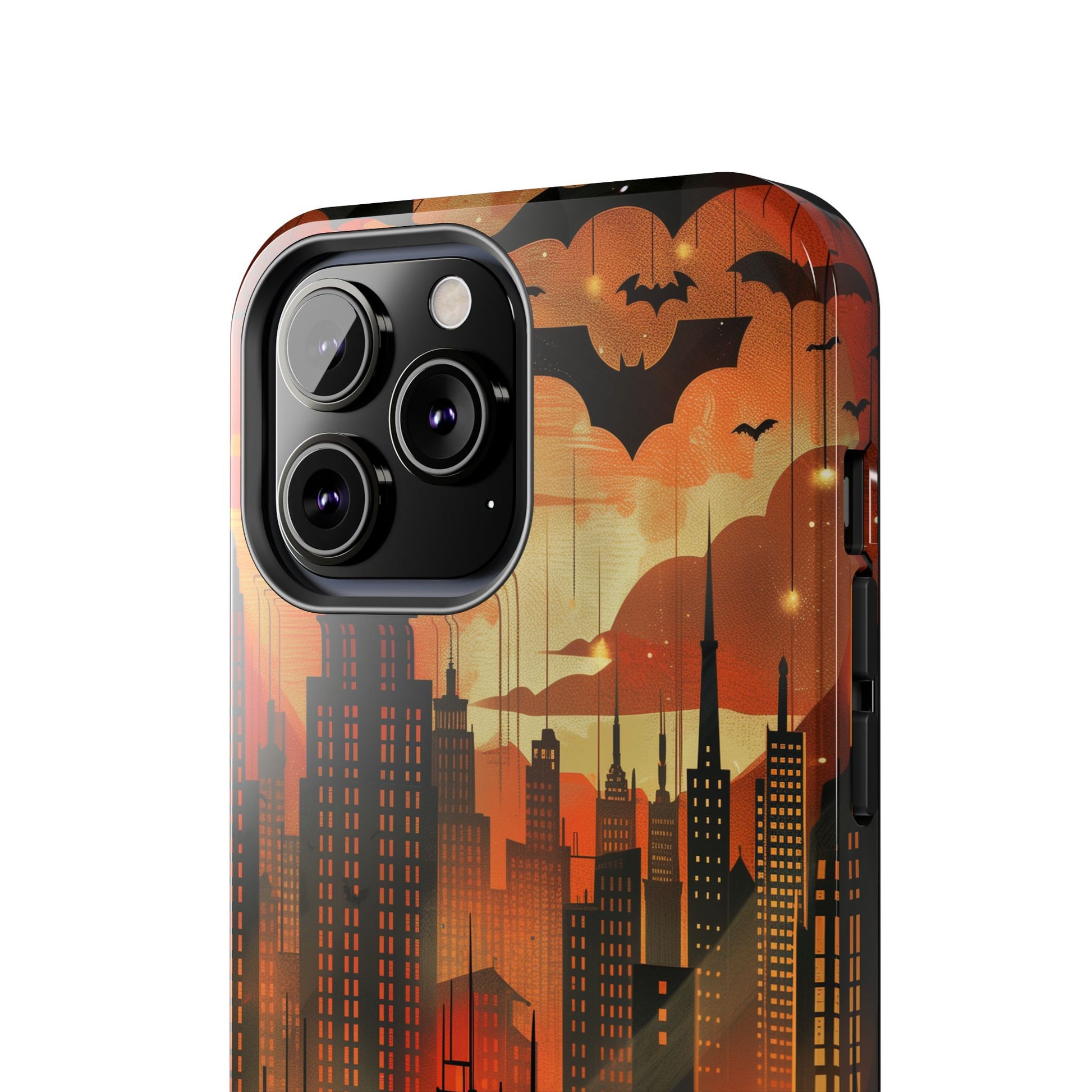 Batman Inspired Phone Case - Gotham Art Deco Style - Comic Book Hero Phone Cover - Unique Superhero Accessory
