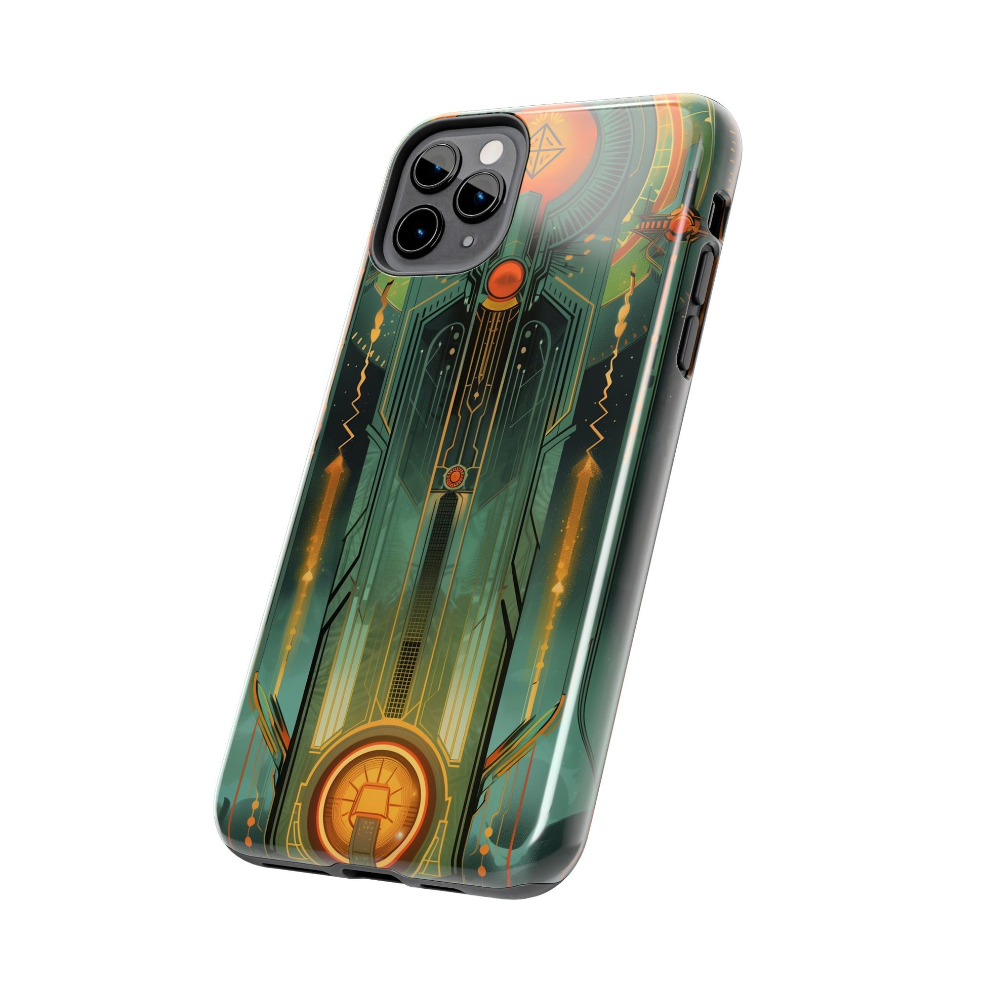 Art Deco Phone Case, Architecture Phone Case, Durable iPhone Case, Gift for Architect, iPhone 14 Case, Art Deco Building Phone Case