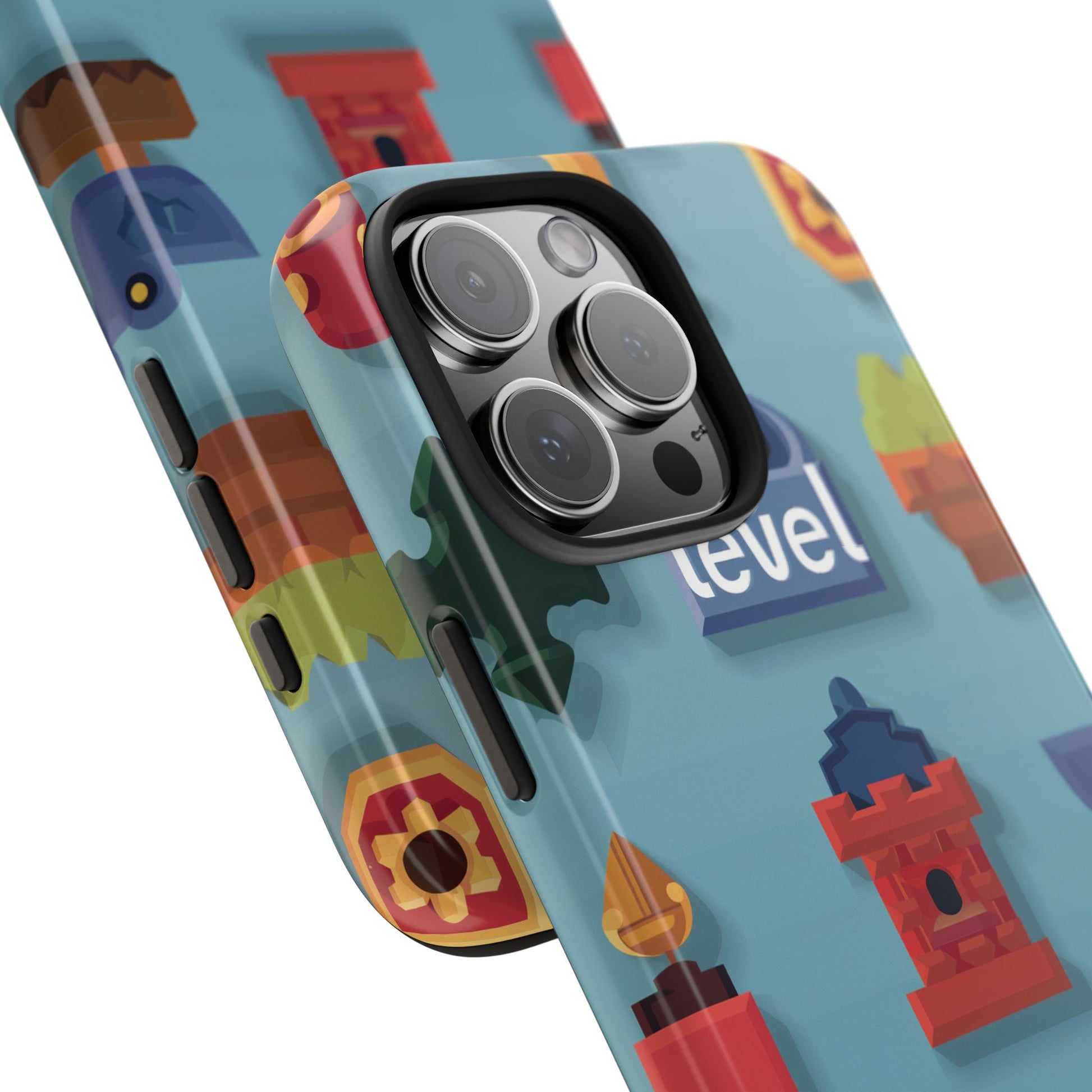 Pixel Art Video Game Level Up Phone Case, Retro Gaming Design, Geeky Gamer Phone Cover, Unique Video Game Art Accessories