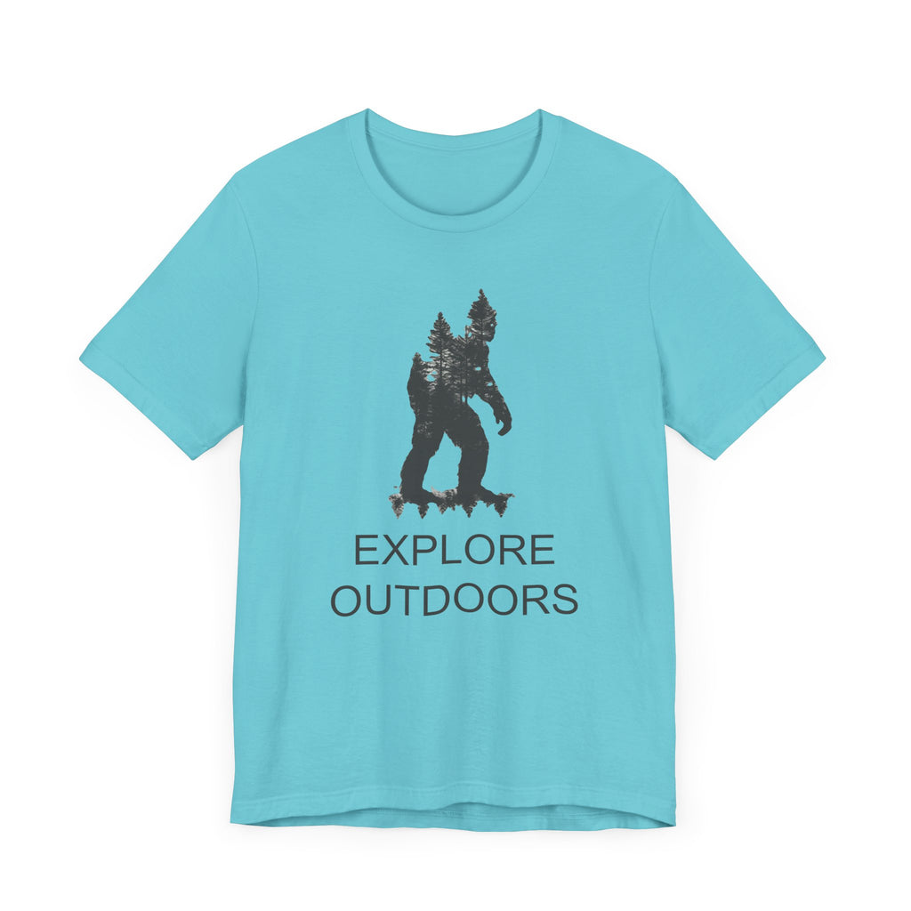 Bigfoot Shirt, Explore Outdoors, Bigfoot Outdoors Shirt, Camping Shirt, Bigfoot Shirt, Shirt for Camping, Camping Trip Shirt, Bigfoot
