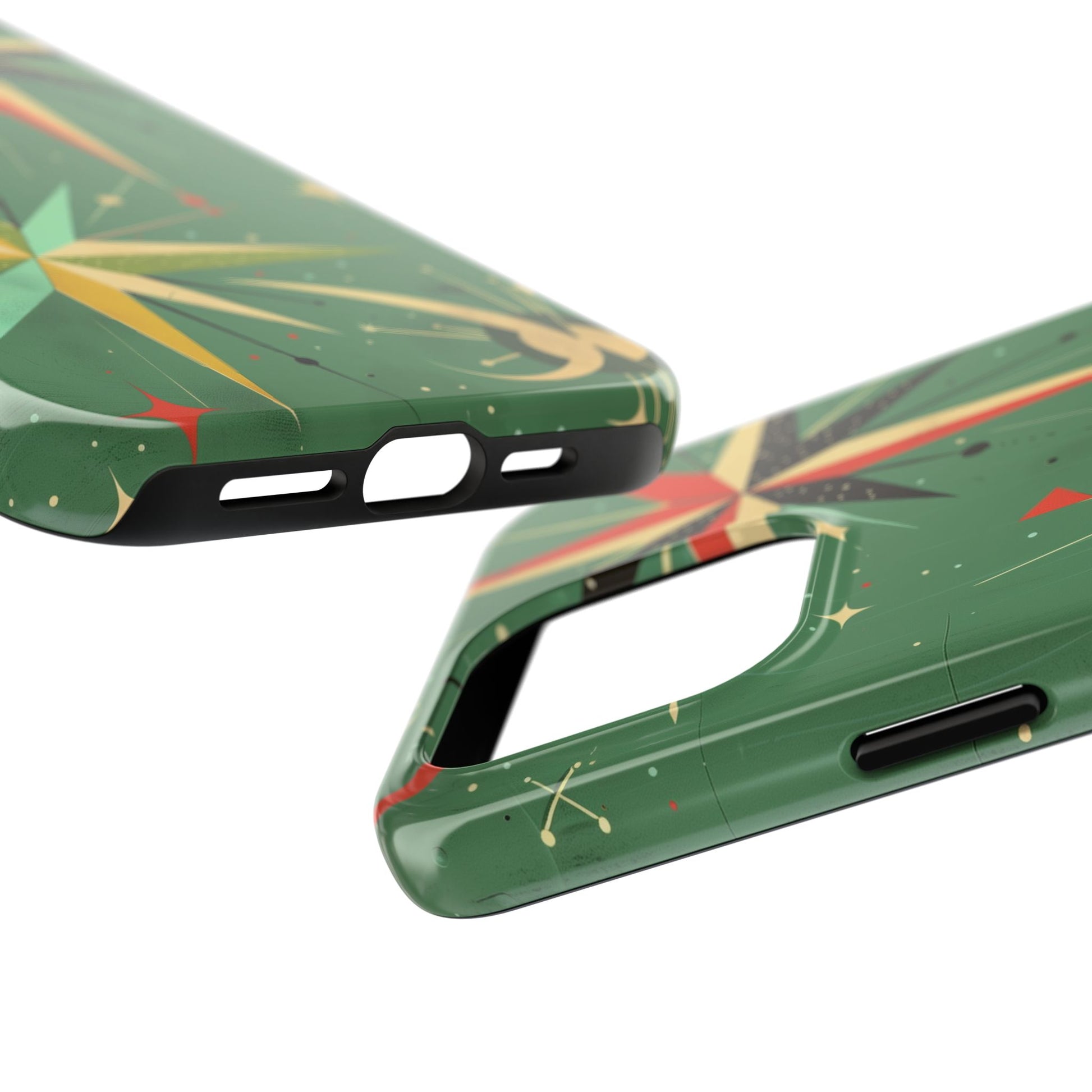 Mid Century Modern Star Design Phone Case, Earth Tone Colors, Retro Style Smartphone Cover, Vintage Phone Case, iPhone 14 Case, Apple iPhone