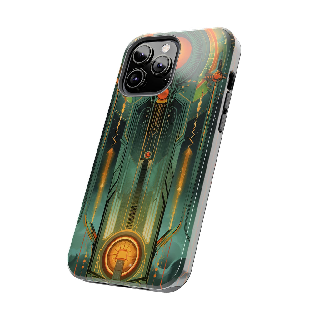 Art Deco Phone Case, Architecture Phone Case, Durable iPhone Case, Gift for Architect, iPhone 14 Case, Art Deco Building Phone Case