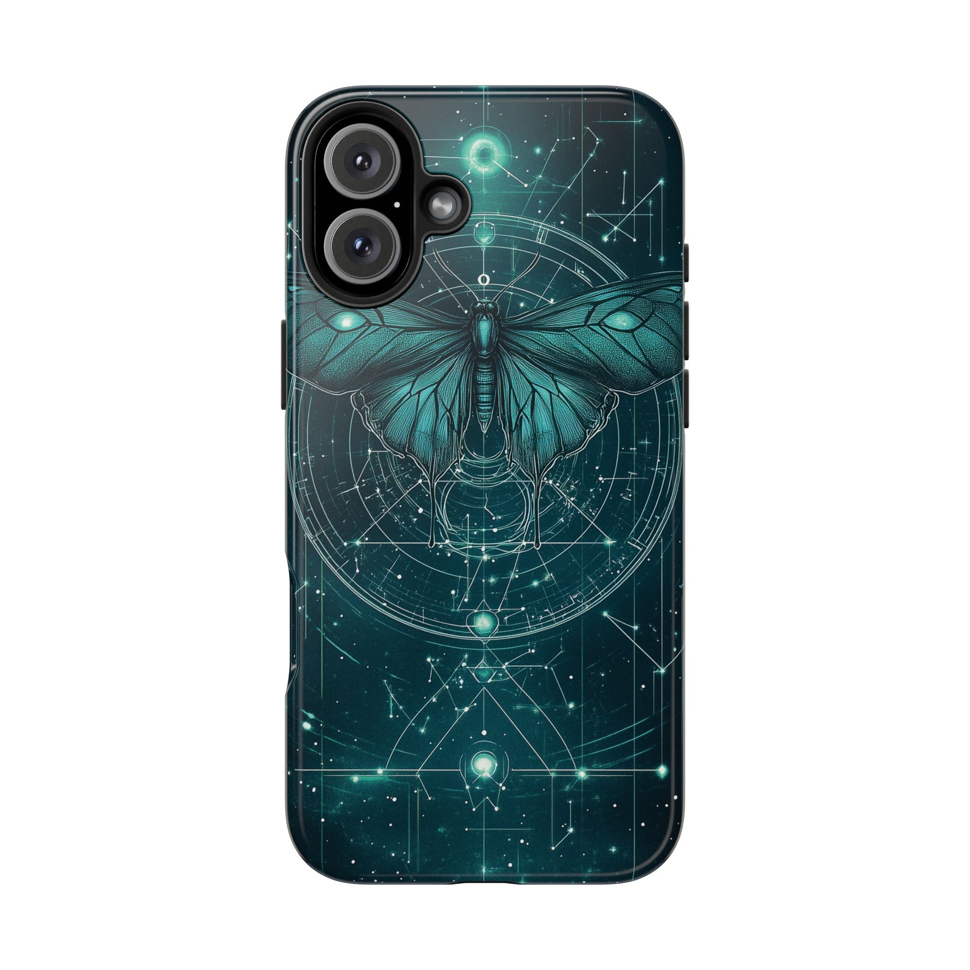 Celestial Dark Academia Phone Case, Magical Moth Vintage  Witchcraft iPhone Cover, Esoteric Nature Art, iPhone 15 Pro Max, iPhone 14 Pro
