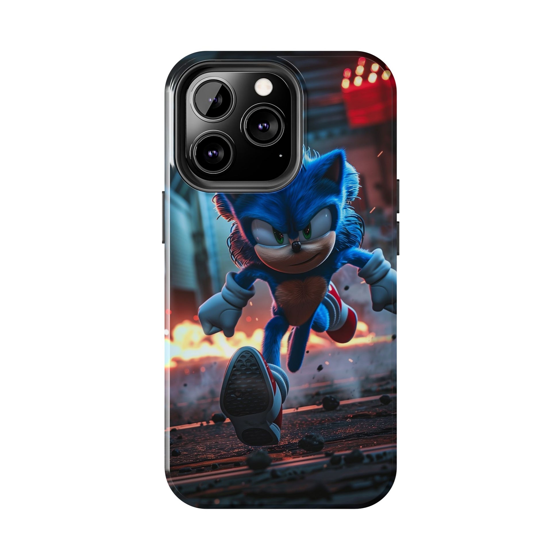 Durable Sonic Phone Case - Protective Sonic the Hedgehog Design - Tough Mobile Cover - Fun Video Game Phone Accessory