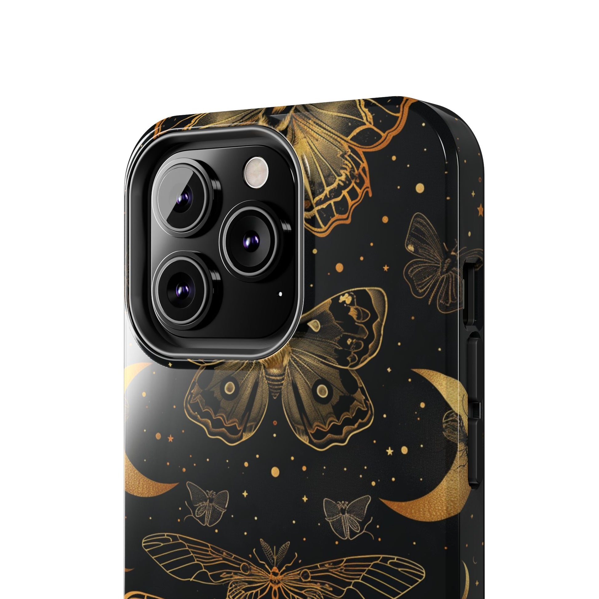 D Dark Academia Mystical Phone Case, Mystical Moth Phone Case, Vintage Magic Witchcraft iPhone Cover, Esoteric Nature Art, iPhone 15 Pro Max