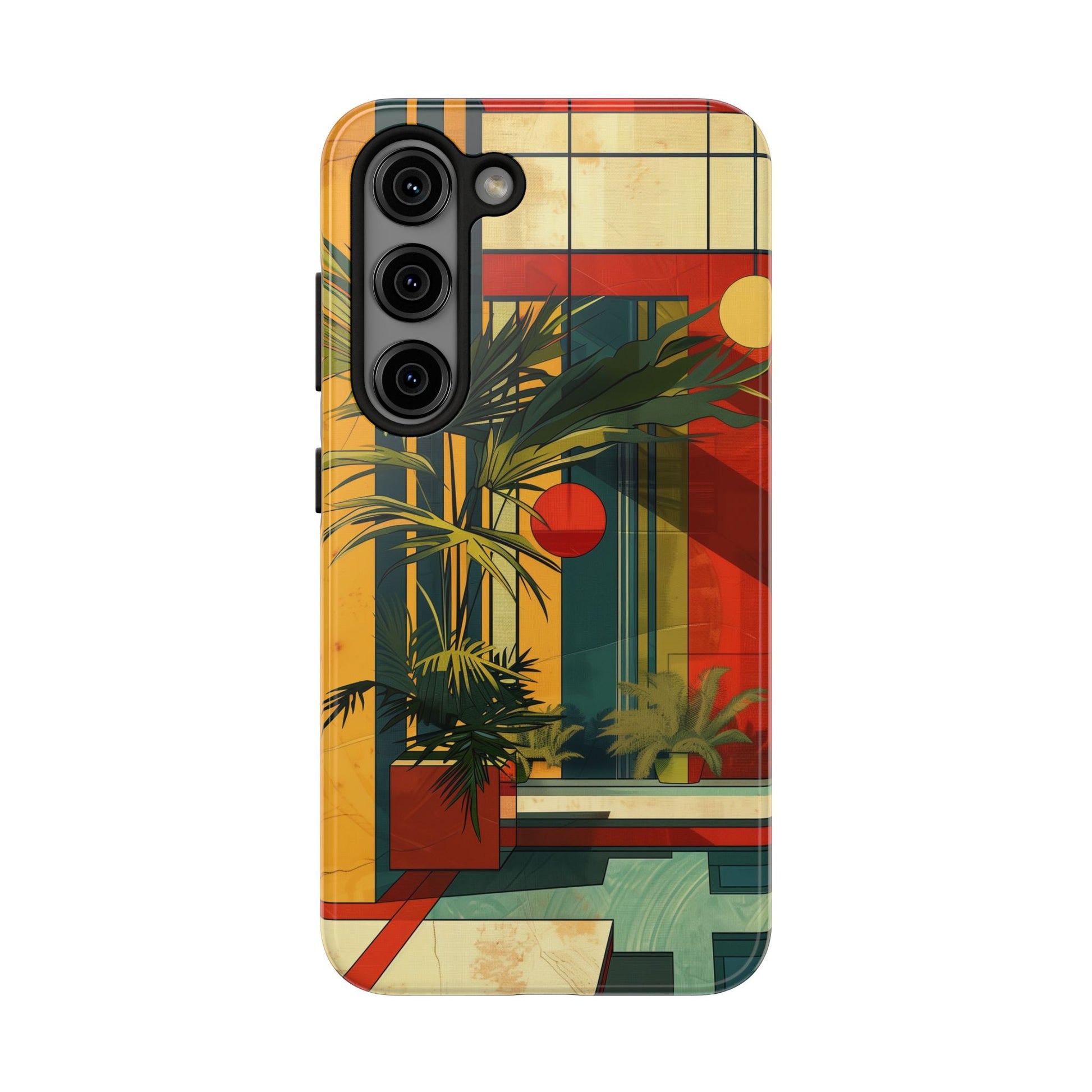 Frank Lloyd Wright Inspired Phone Case - Geometric Elegance and Architectural Beauty for iPhone Models