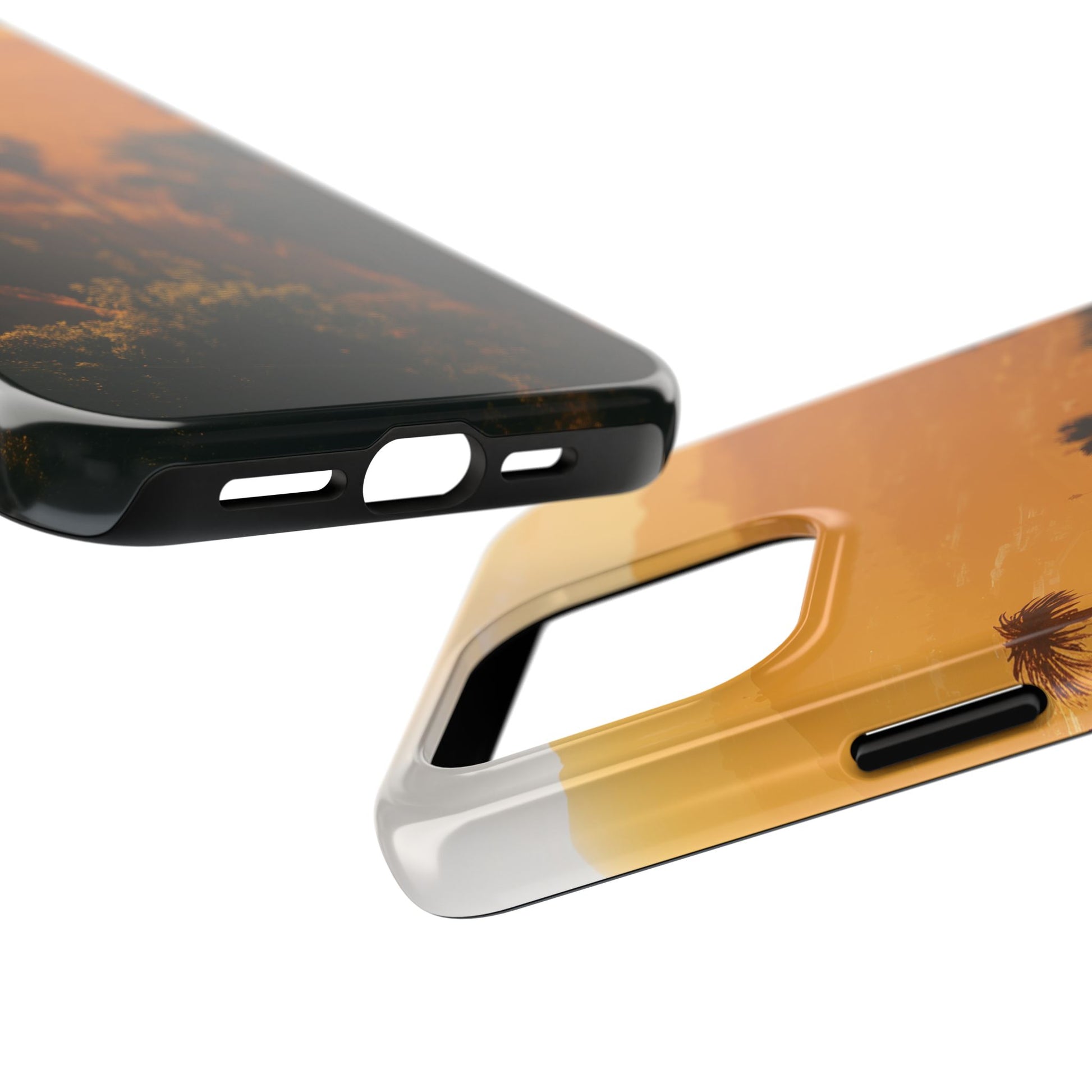 Los Angeles Sunset iPhone Case, Golden Hour Scenic View, Hollywood Hills Sunset Phone Case, Palm Trees Phone Case, iphone 15 pro max case