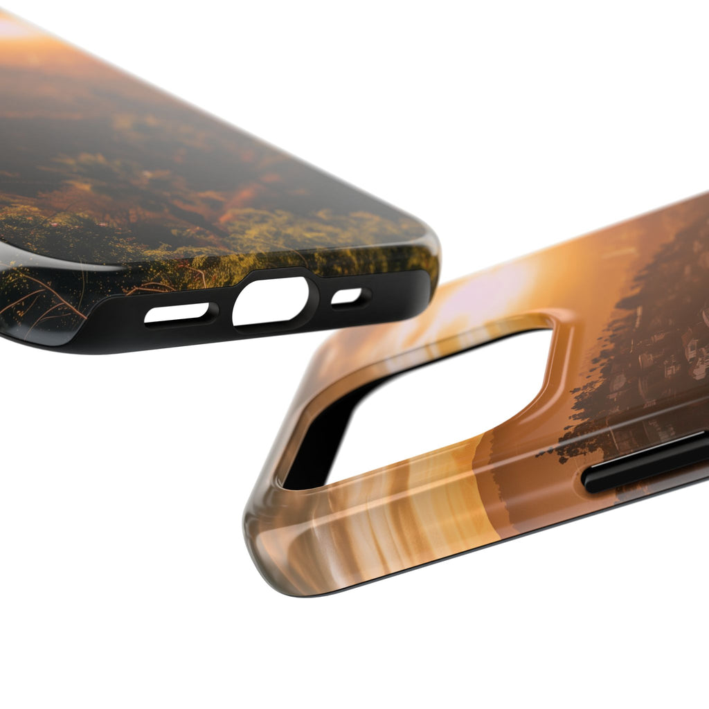 Los Angeles Sunset iPhone Case, Golden Hour Scenic View, Hollywood Hills Sunset Phone Case, Palm Trees Phone Case, iphone 15 pro max case