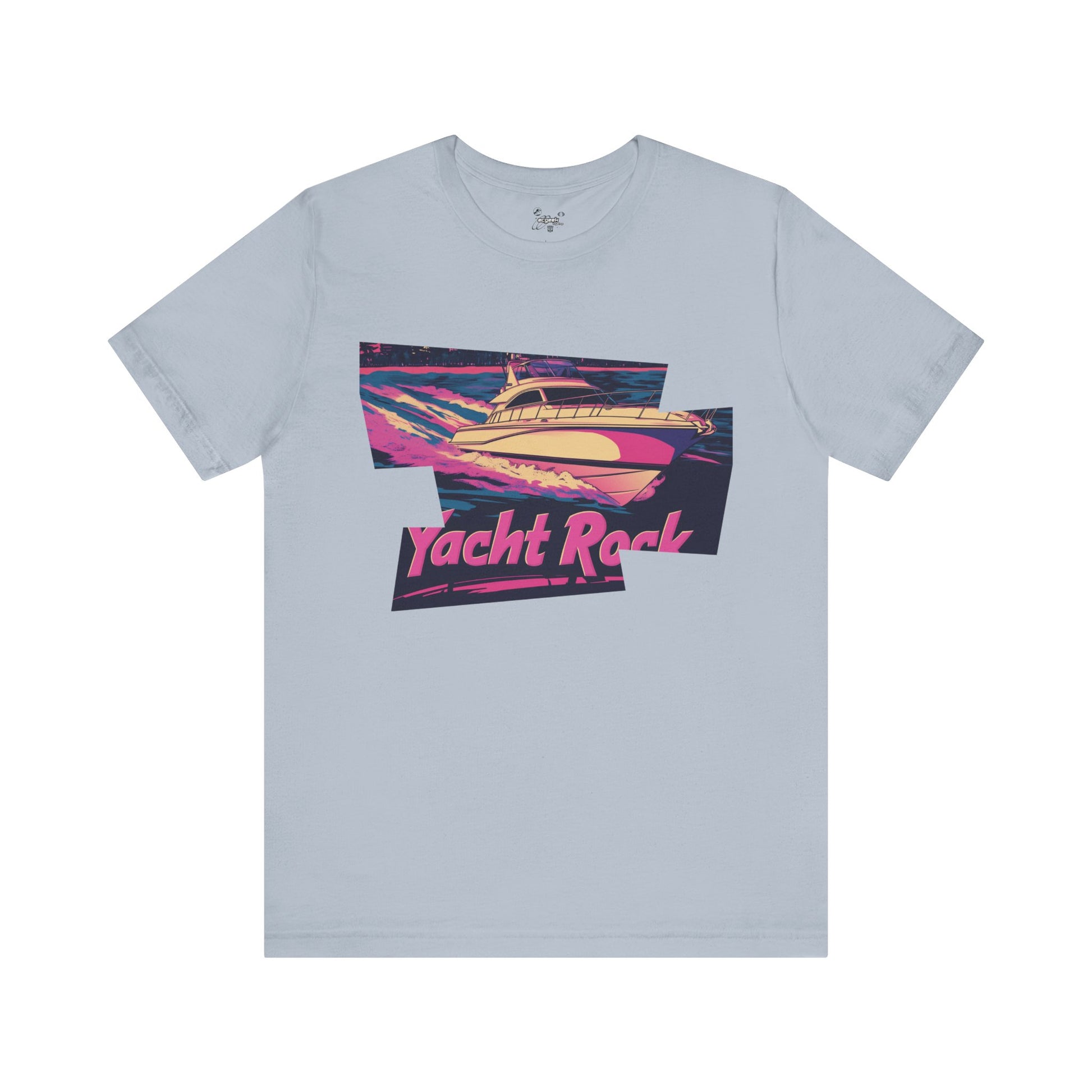 Yacht Rock T-Shirt Tshirt Nautical Graphic Tee 80s Miami Vice Boating Shirt Yacht Lover Gift Nostalgic South Beach Retro Motif Style Funny
