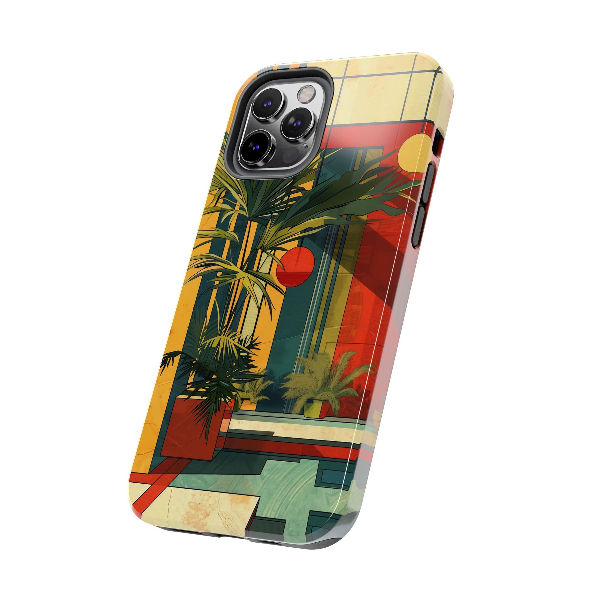 Frank Lloyd Wright Inspired Phone Case - Geometric Elegance and Architectural Beauty for iPhone Models