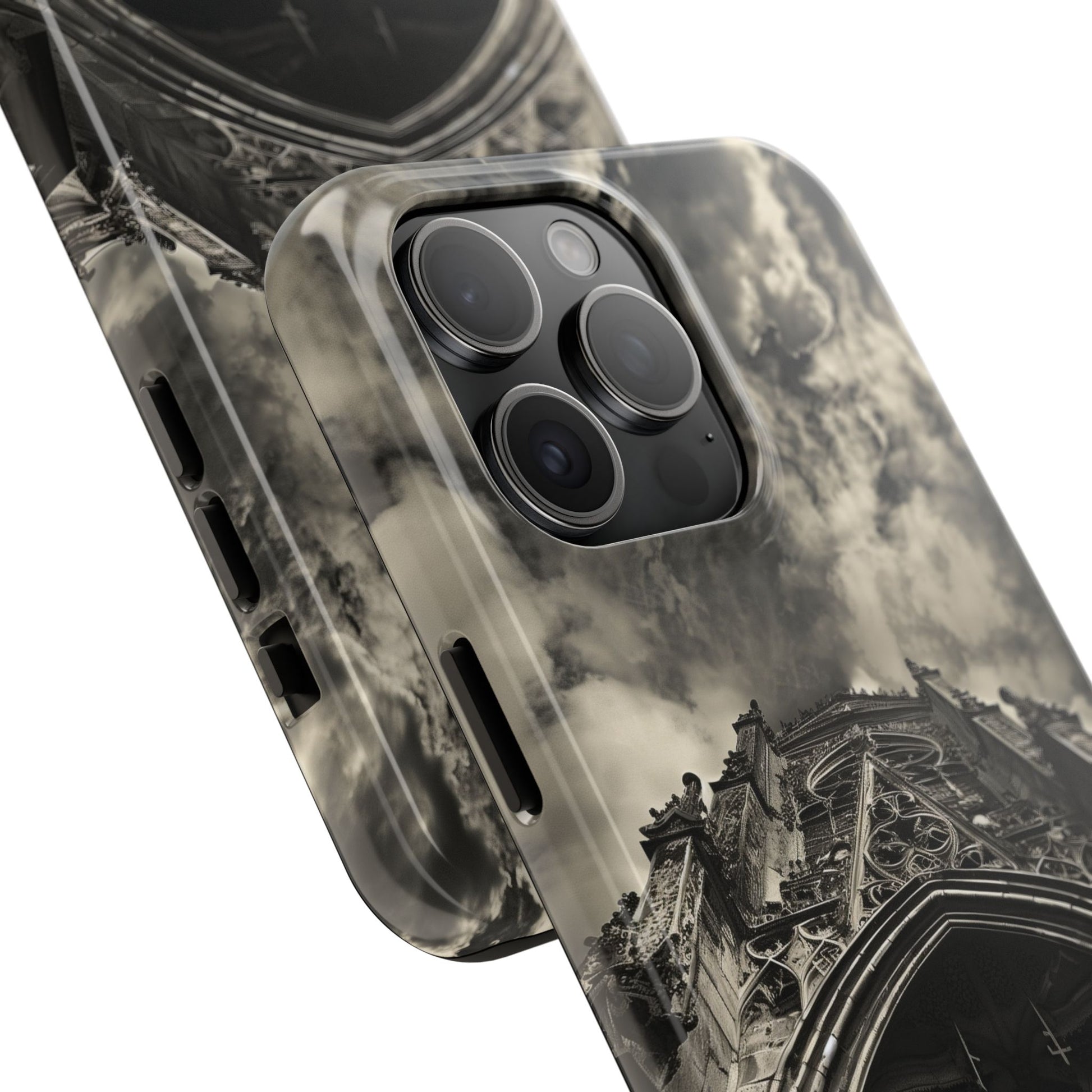 Gothic Art Phone Case Dark Academia, Cathedral Phone Case, Halloween Spooky Season, Gothic Architecture, Gargoyle Phone iPhone 15 Pro Max