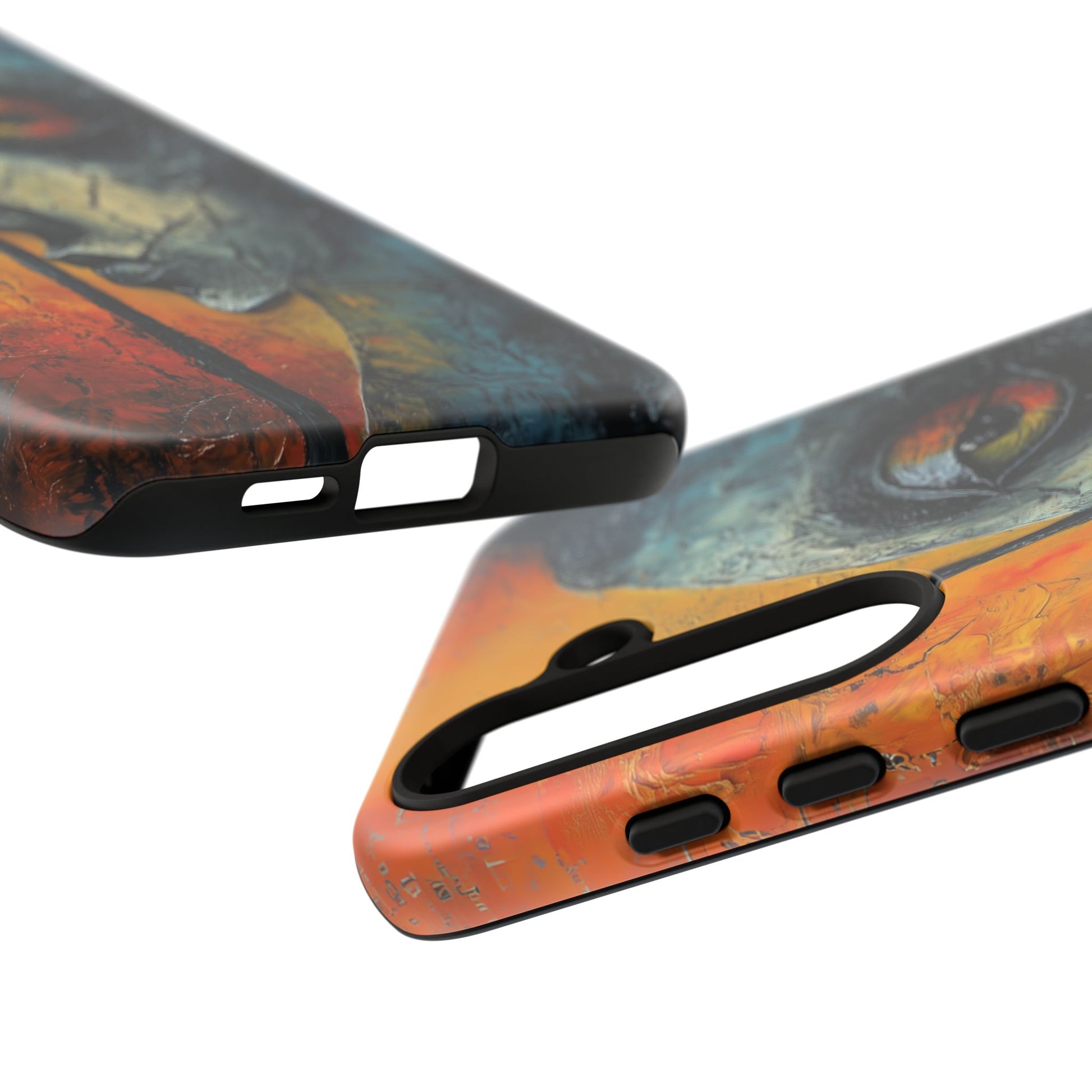 Surrealist Art Phone Case Salvador Dali Style Face Tough Case Unique Artistic 3D Textured Look Surrealism Gift Art iPhone 13 14 15 16