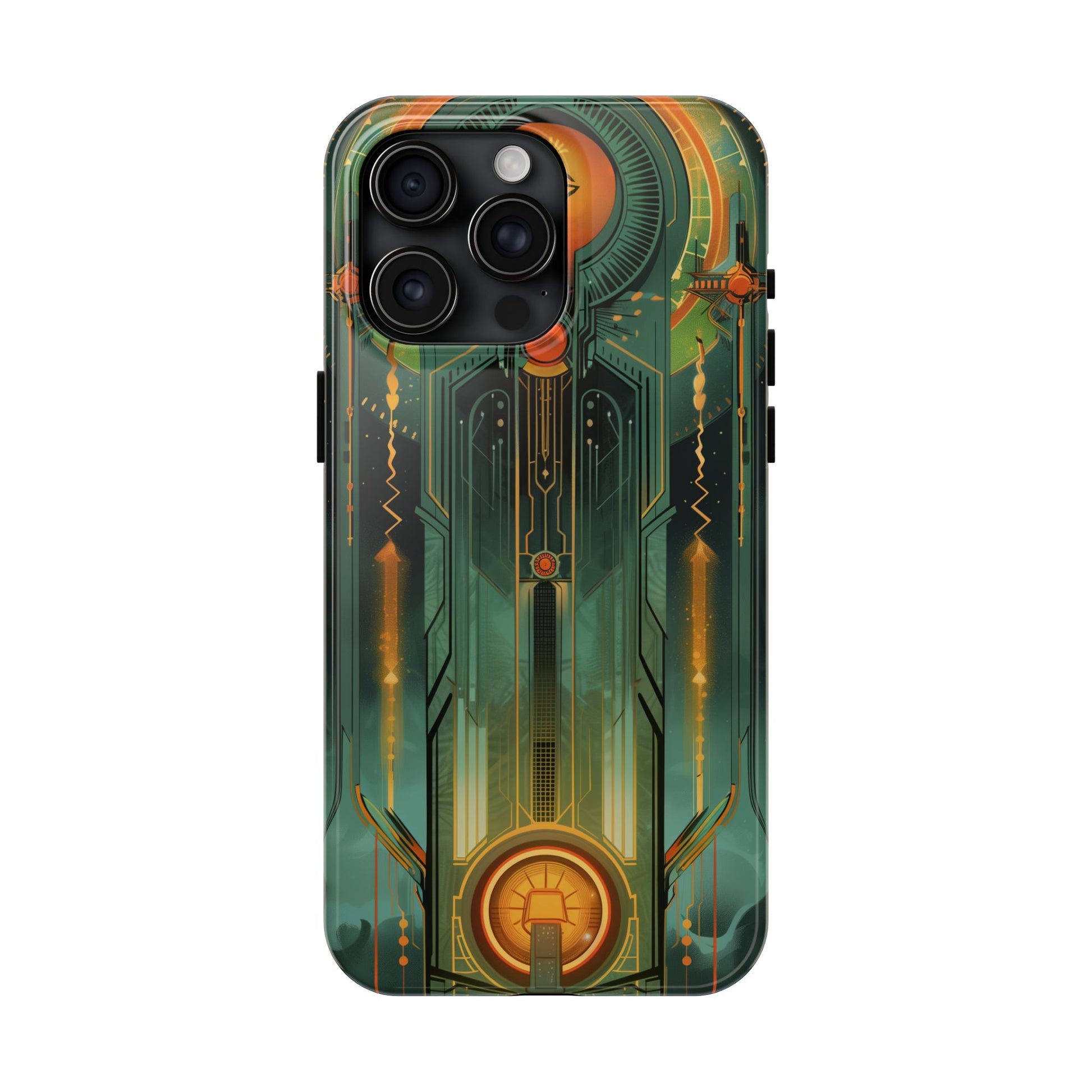 Art Deco Phone Case, Architecture Phone Case, Durable iPhone Case, Gift for Architect, iPhone 14 Case, Art Deco Building Phone Case
