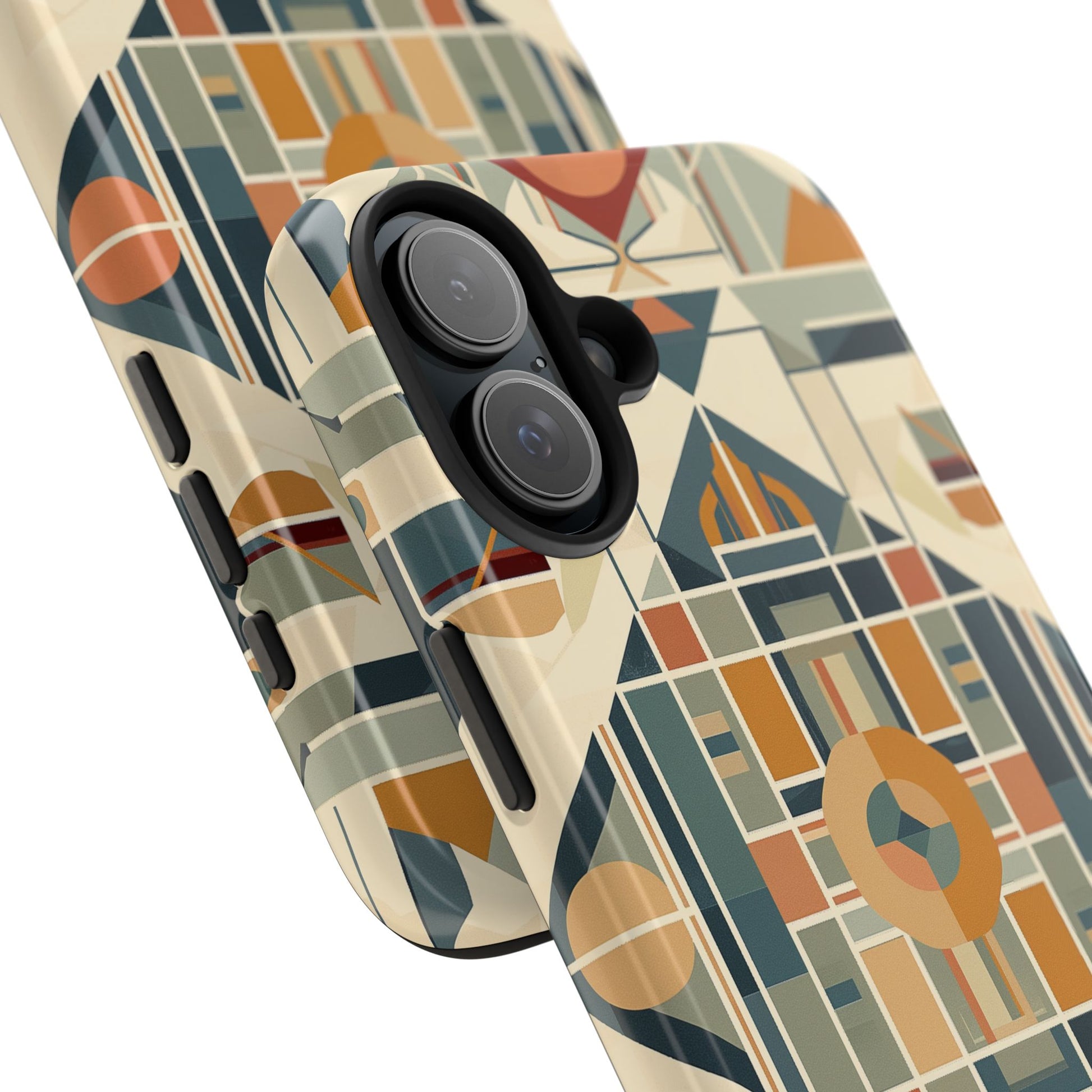Diamond Frank Lloyd Wright Inspired Phone Case - Geometric Elegance for iPhone Models