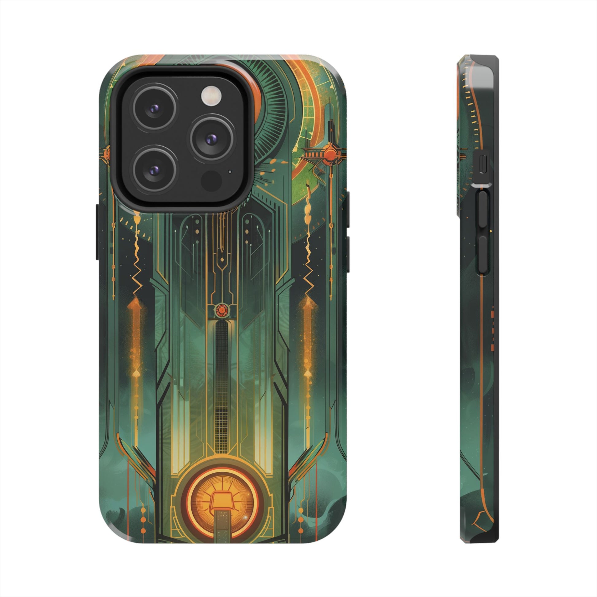 Art Deco Phone Case, Architecture Phone Case, Durable iPhone Case, Gift for Architect, iPhone 14 Case, Art Deco Building Phone Case