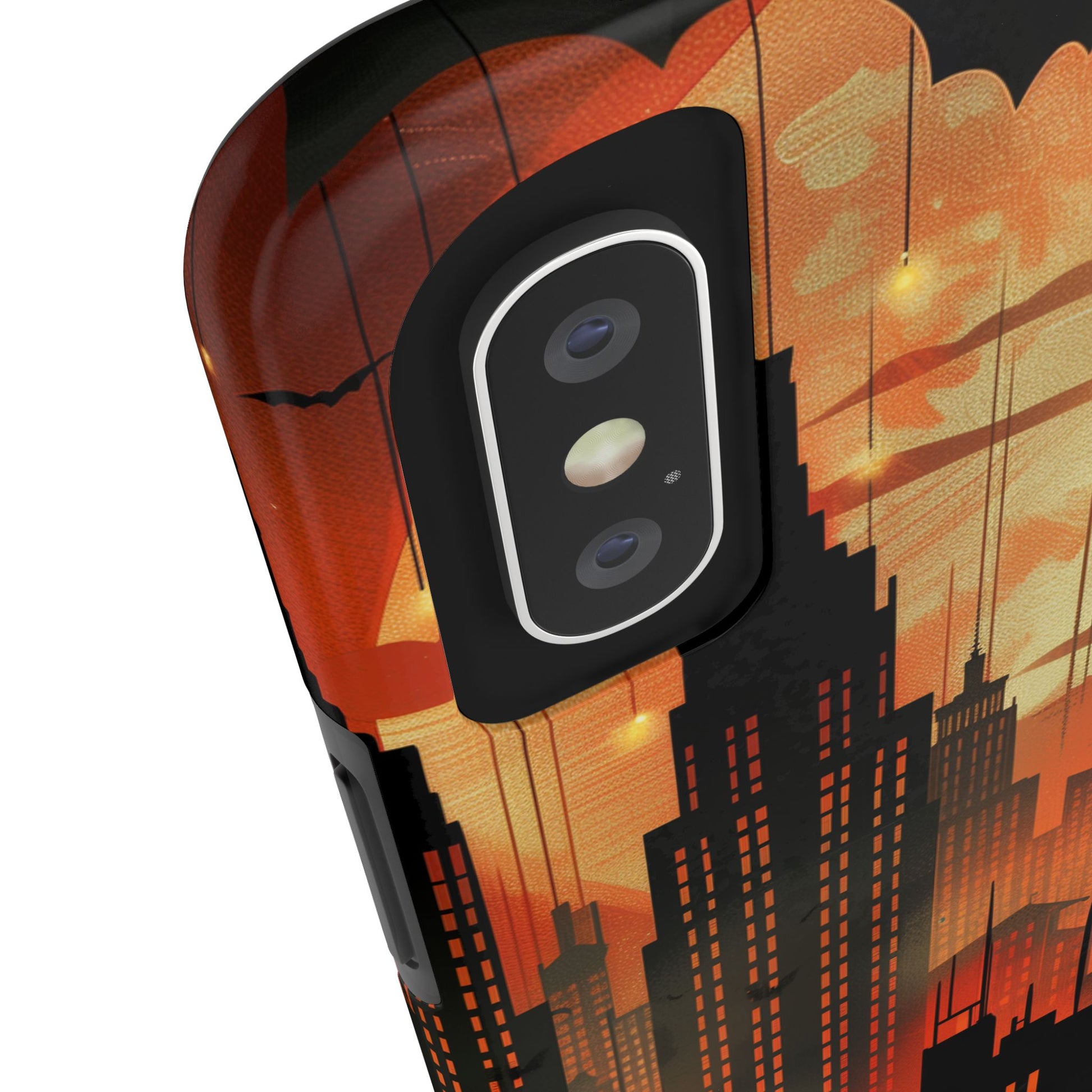 Batman Inspired Phone Case - Gotham Art Deco Style - Comic Book Hero Phone Cover - Unique Superhero Accessory