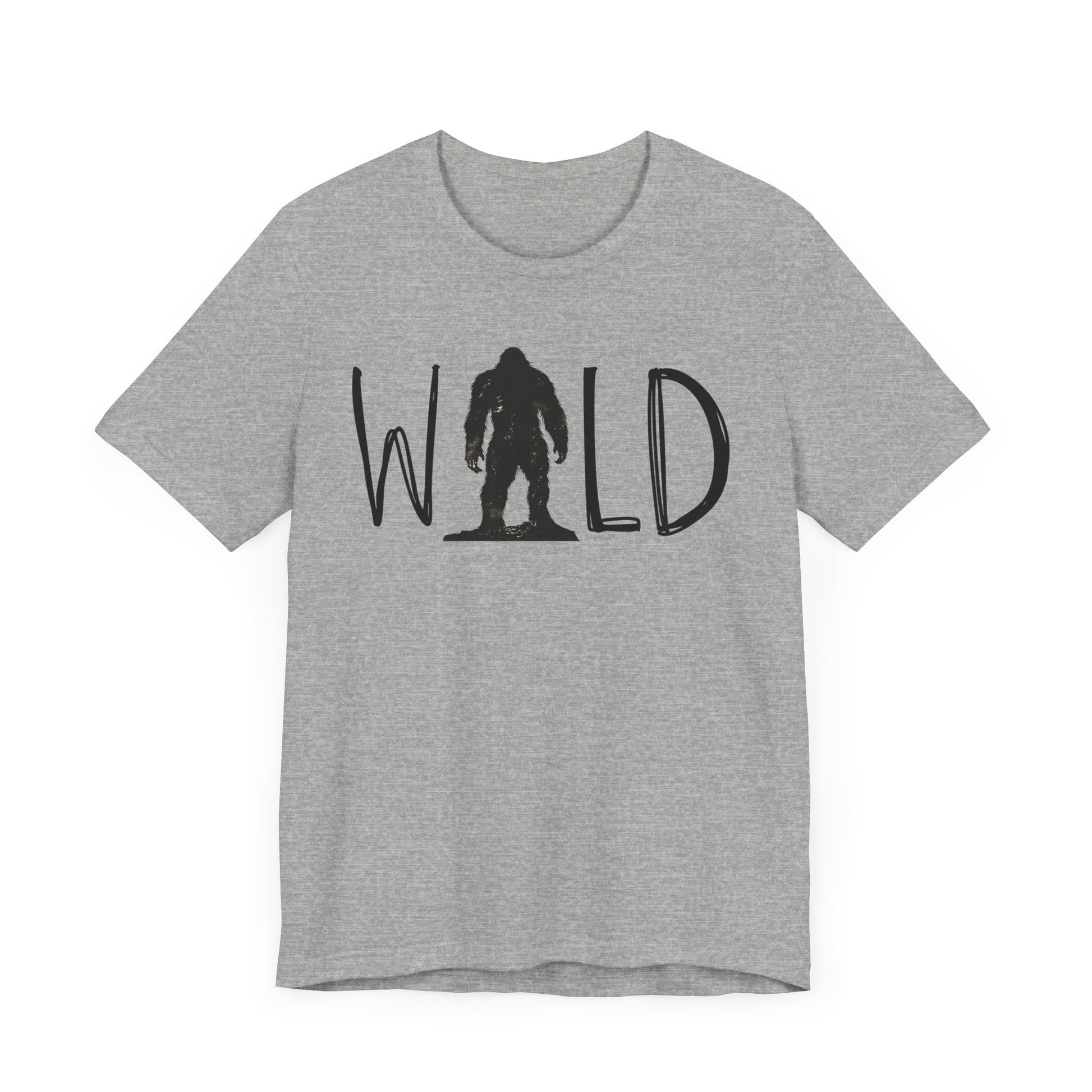Wild Shirt, Bigfoot Tshirt, Bigfoot WILD Shirt, Camping Shirt, Outdoors Shirt, Bigfoot Shirt, Shirt for Camping, Camping Trip Shirt, Bigfoot