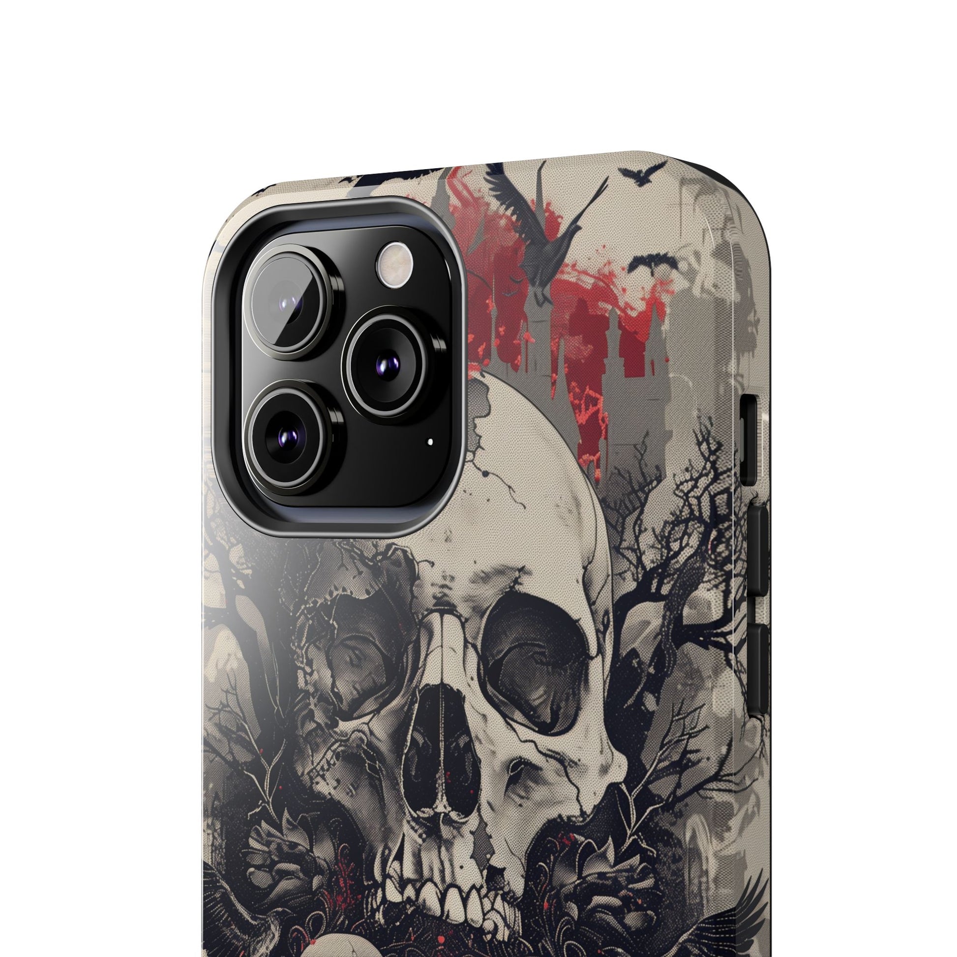 Gothic Art Phone Case Skulls and Crows, Moth Phone Case, Moon and Tarot Phone Case, Halloween Spooky Season, Dark Academia iPhone 15 Pro Max