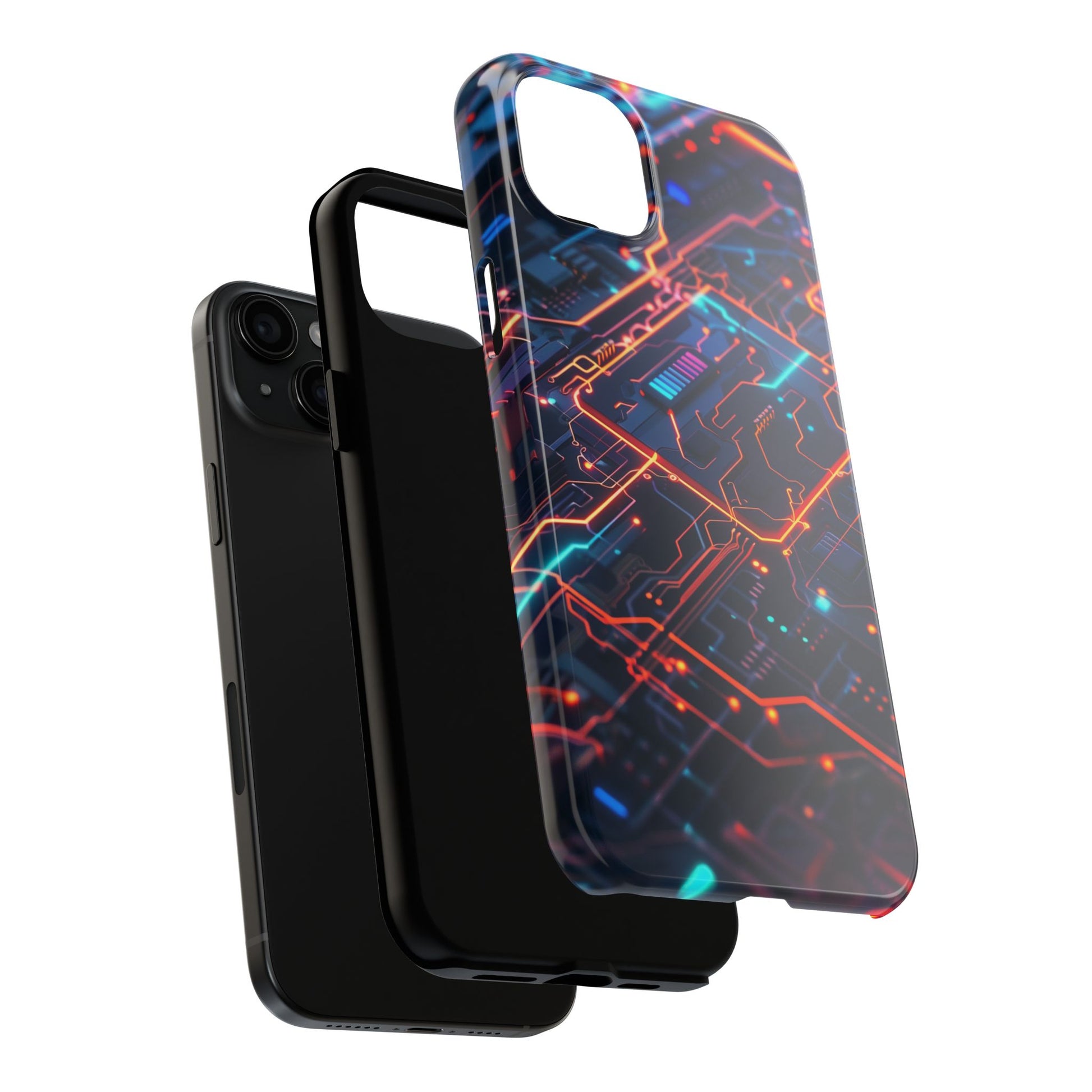 Circuit Board Phone Case, Futuristic Circuit Phone Case, High-Tech Gift, Custom Sci-Fi Phone Case, iphone 15 pro max