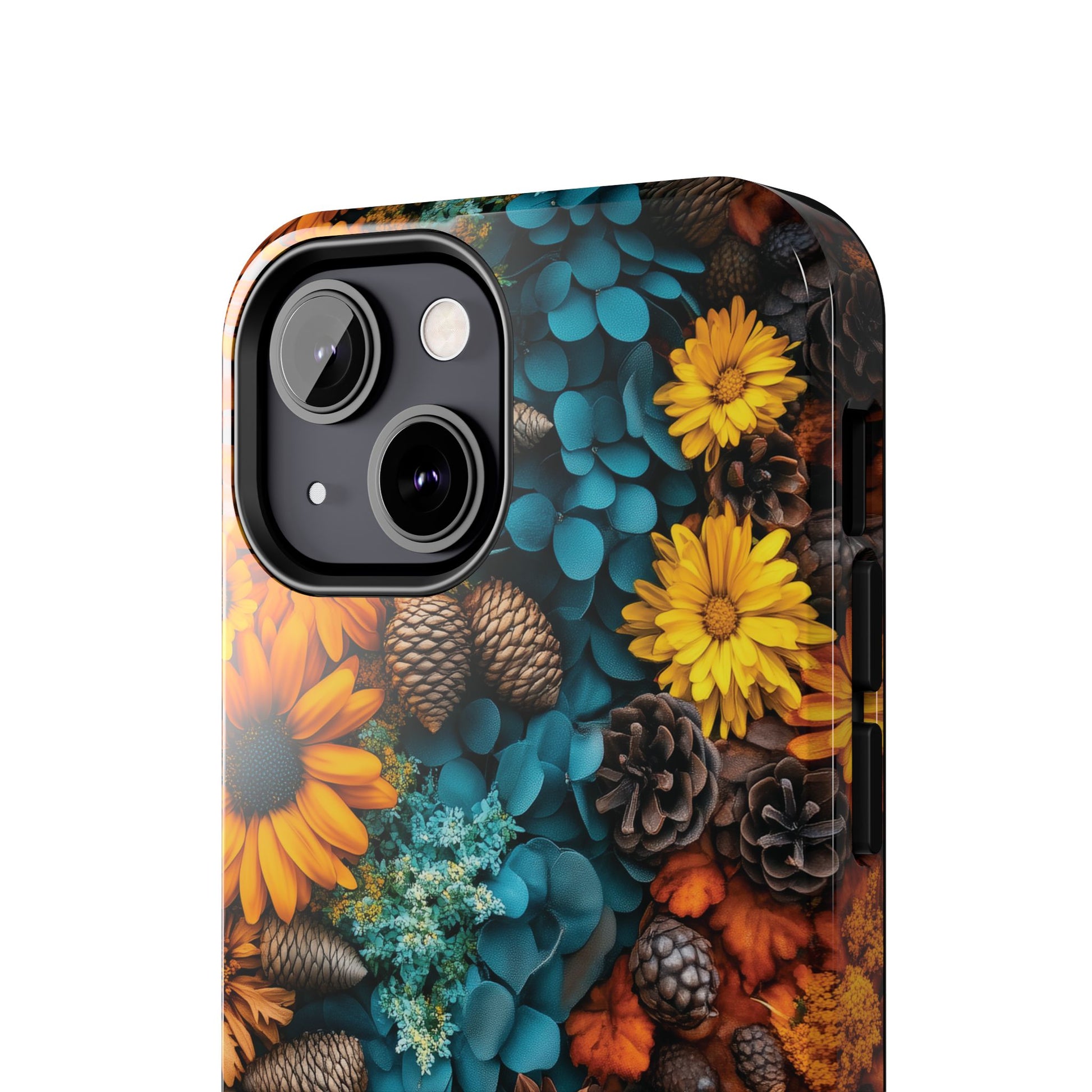 Autumn Vibrant Colors Phone CaseFall Cottagecore Dried Flowers Fall Sunflowers iPhone 15 Pro Max Samsung Galaxy