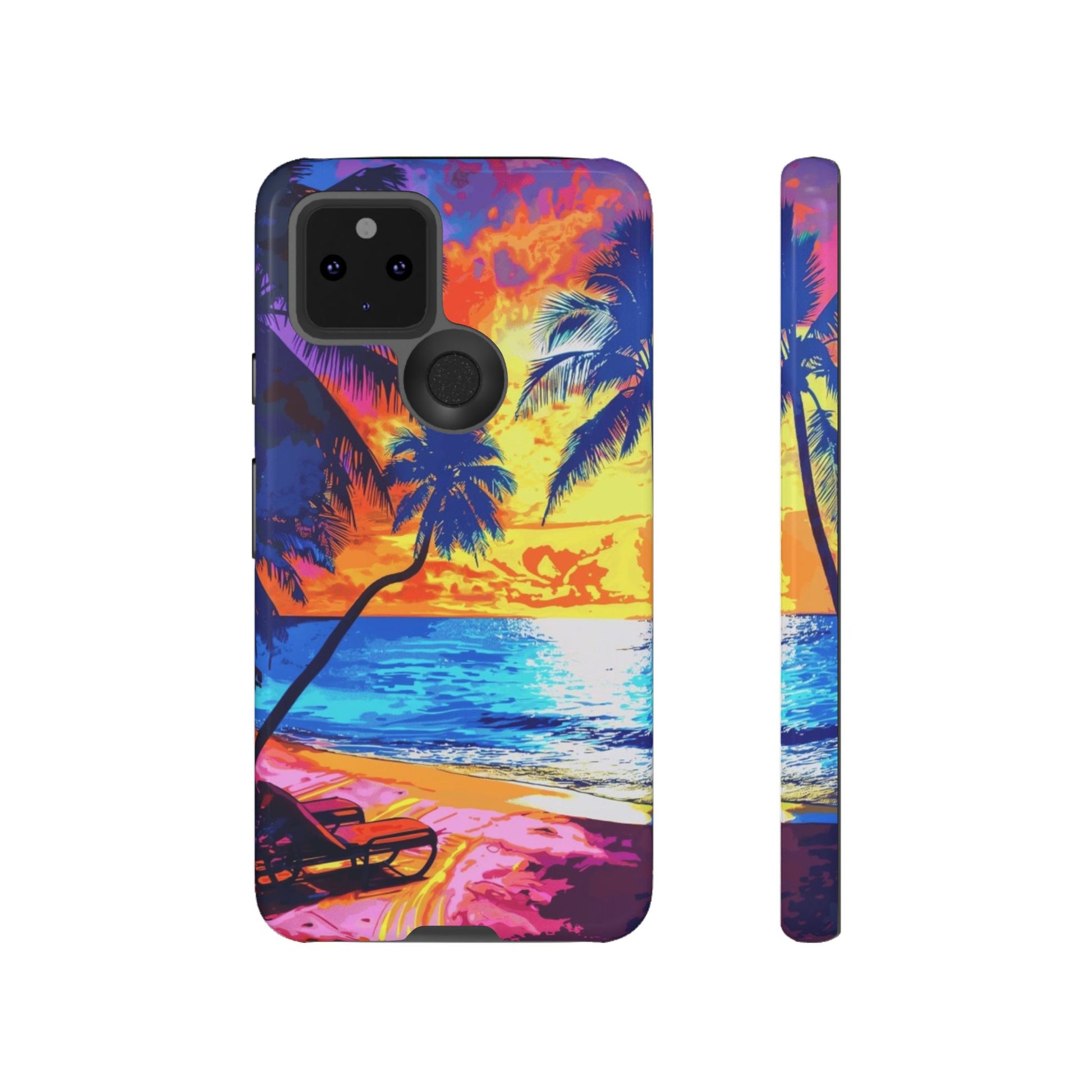 Sunset Bliss: Lisa Frank Style Android Phone Case