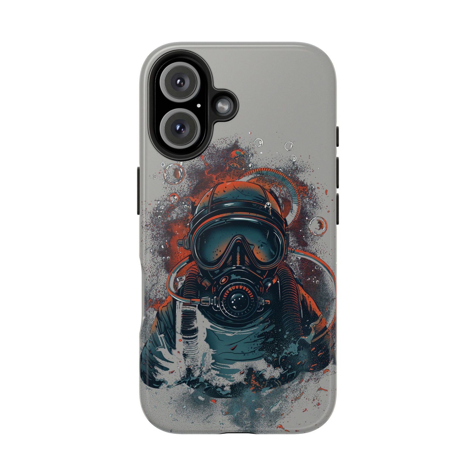 Light Custom iPhone Case, Personalized Phone Case, SCUBA Phone Case, SCUBA Diver Case, Custom Diver Phone Case, Gift for SCUBA Diver