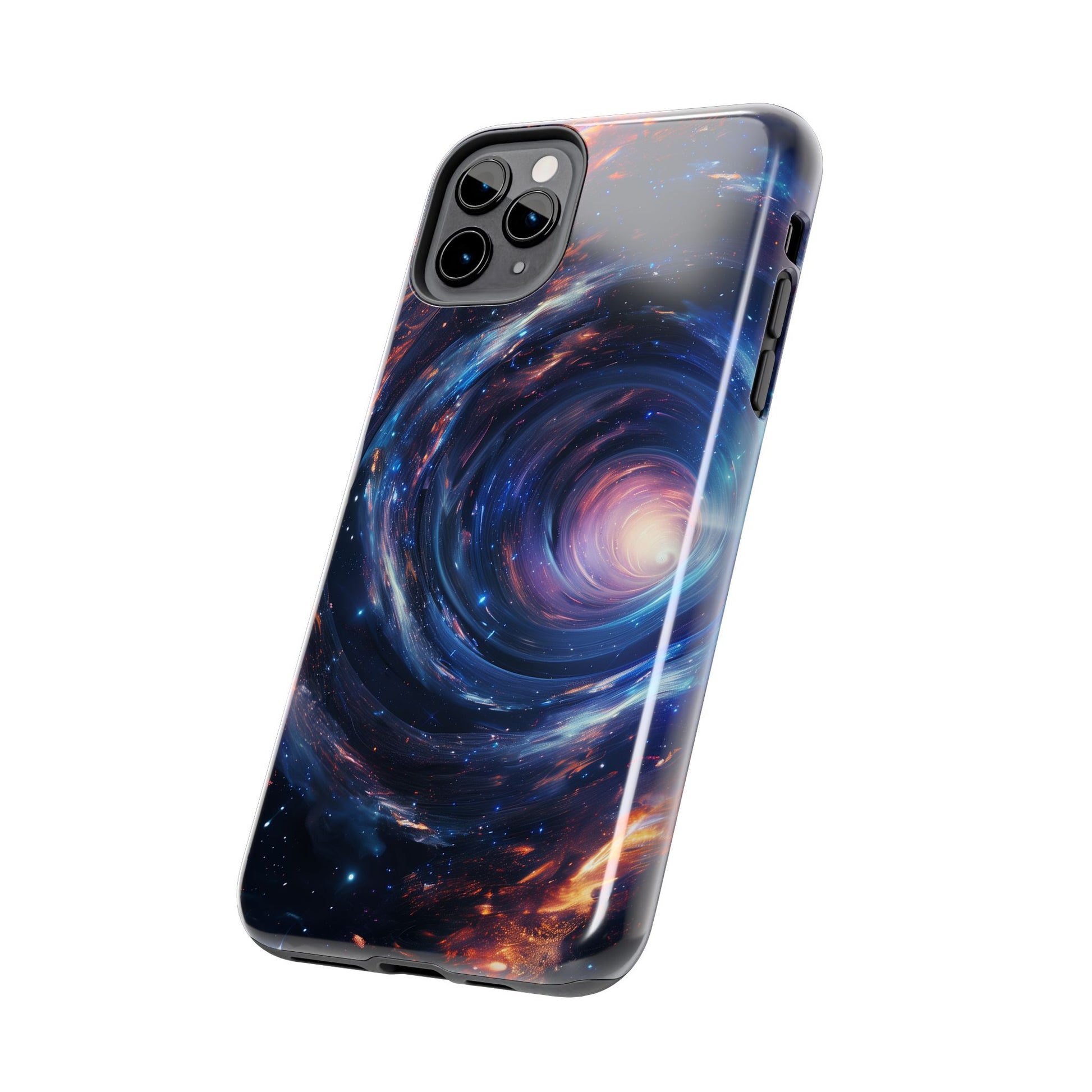 Dr Who inspired Phone Case - Space Wormholes Phone Case - Cosmic Galaxy Cover with Futuristic Wormhole Design - Sci-Fi Protective Case
