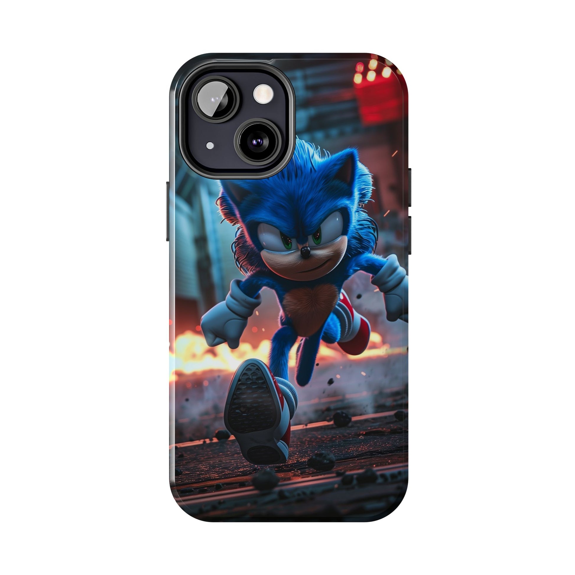 Durable Sonic Phone Case - Protective Sonic the Hedgehog Design - Tough Mobile Cover - Fun Video Game Phone Accessory