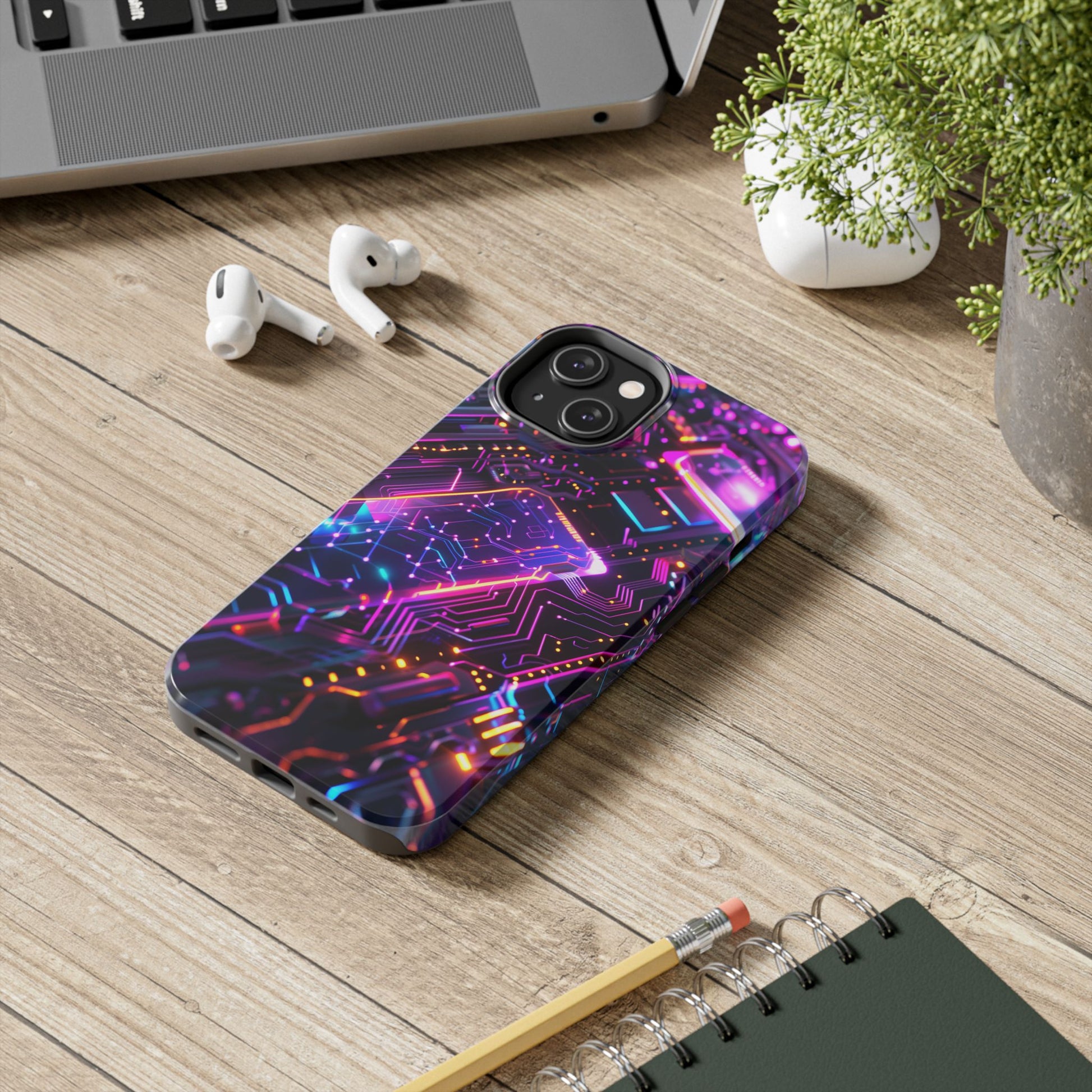 Circuit Board Phone Case, Futuristic Circuit Phone Case, High-Tech Gift, Custom Sci-Fi Phone Case, iphone 15 pro max